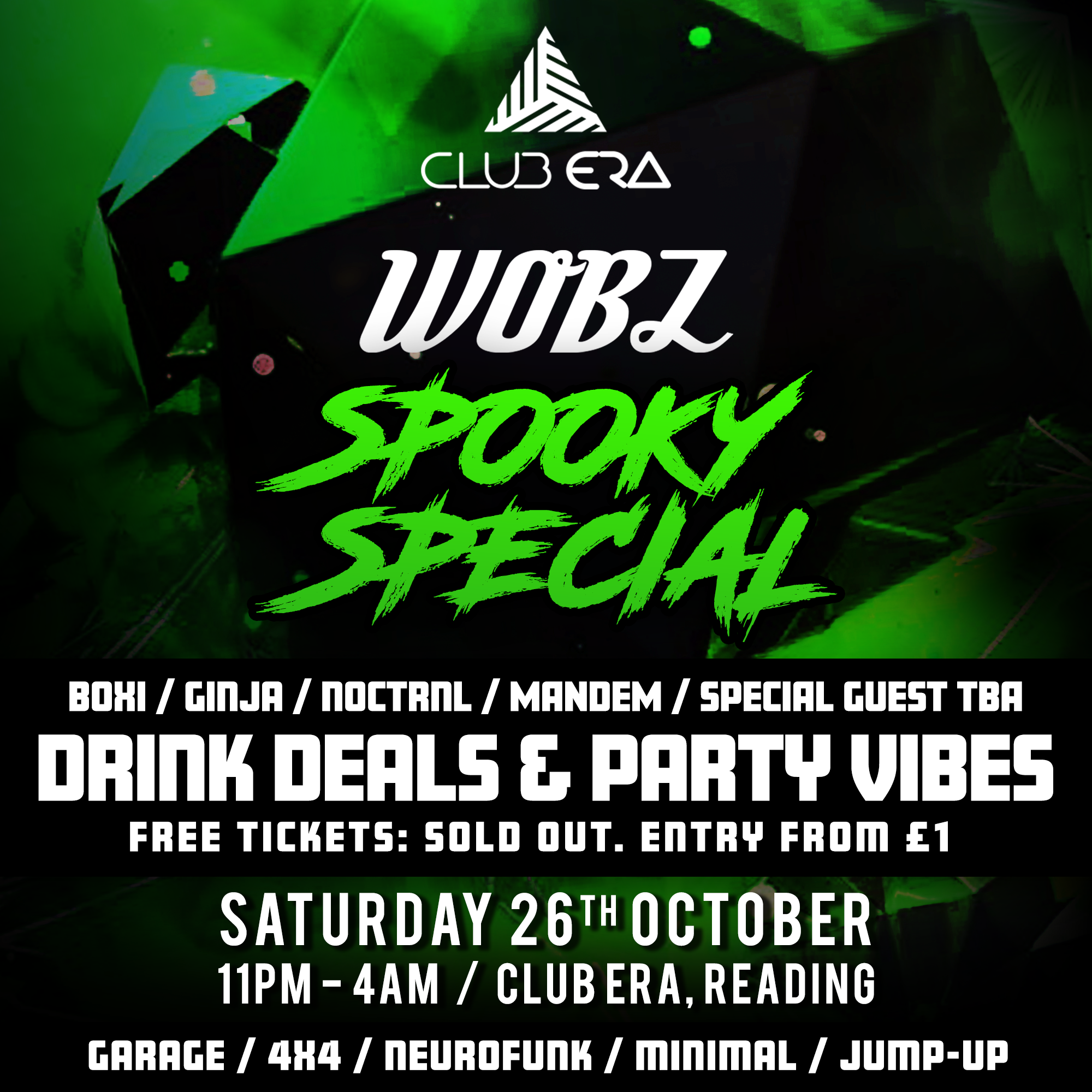 WOBZ [Spooky Special] – Saturday 26th October