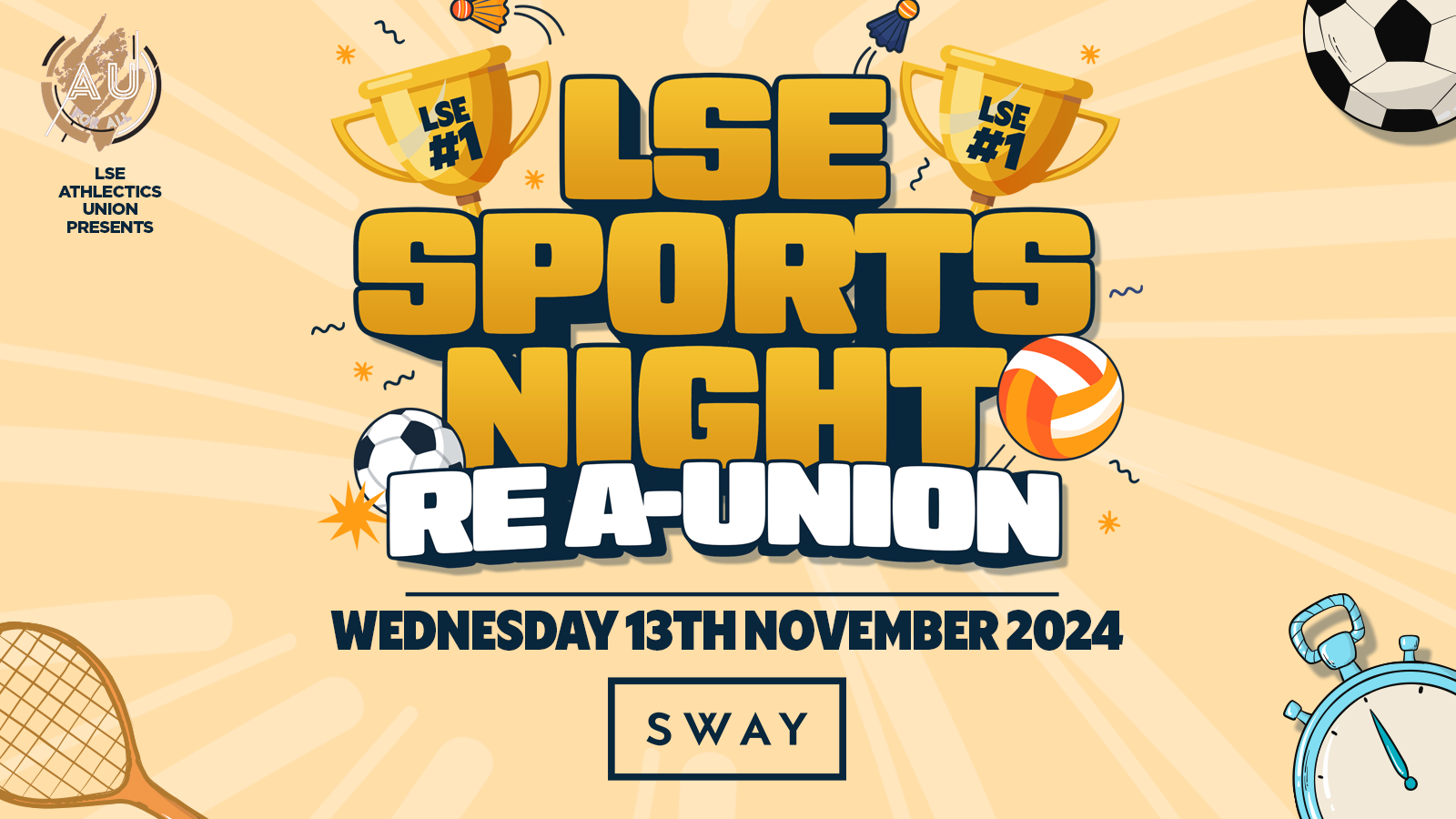 LSE AU Presents: The Official LSE Sports Night RE A-UNION at SWAY London 💃