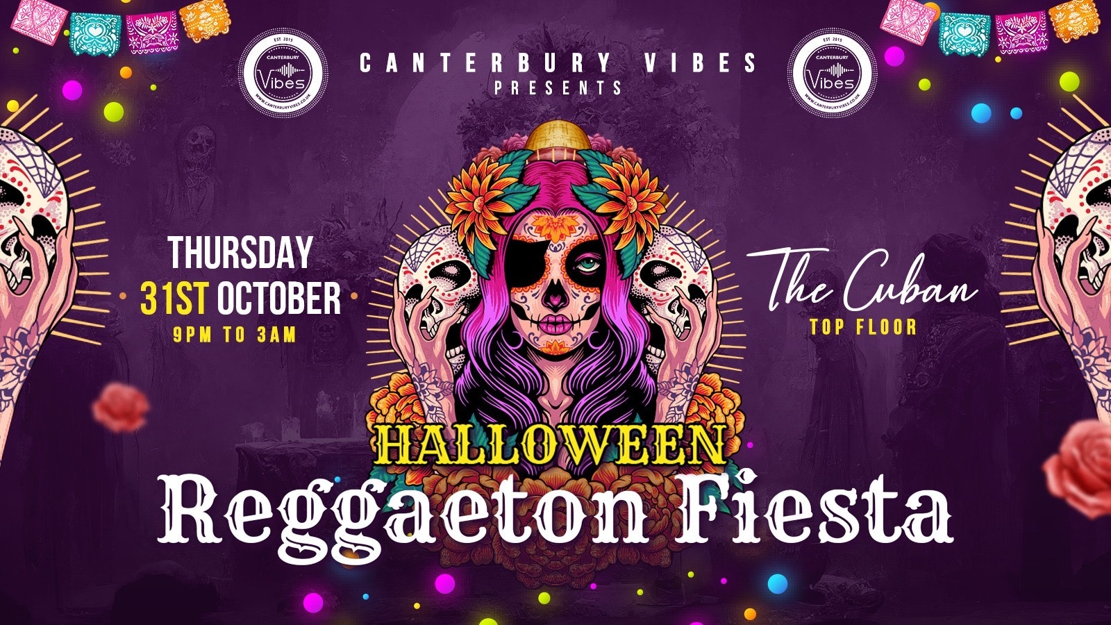 Reggaeton Fiesta – Halloween Edition (Top Floor @ The Cuban)