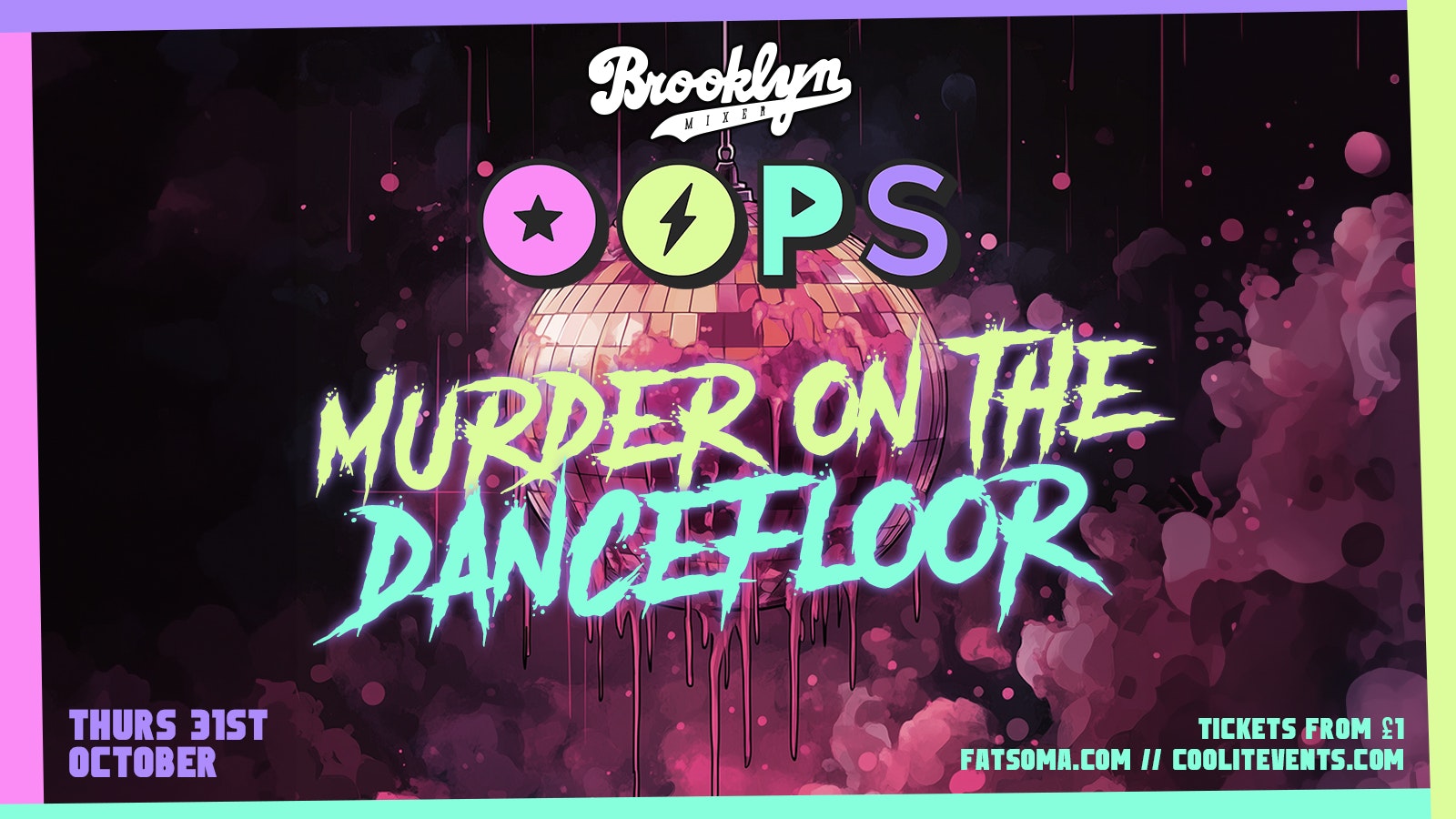 OOPS : MURDER ON THE DANCEFLOOR 🤡🪩🩸HALLOWEEN SPECIAL