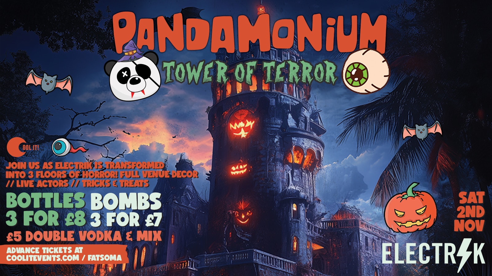 Pandamonium Saturdays : TOWER OF TERROR 🦇