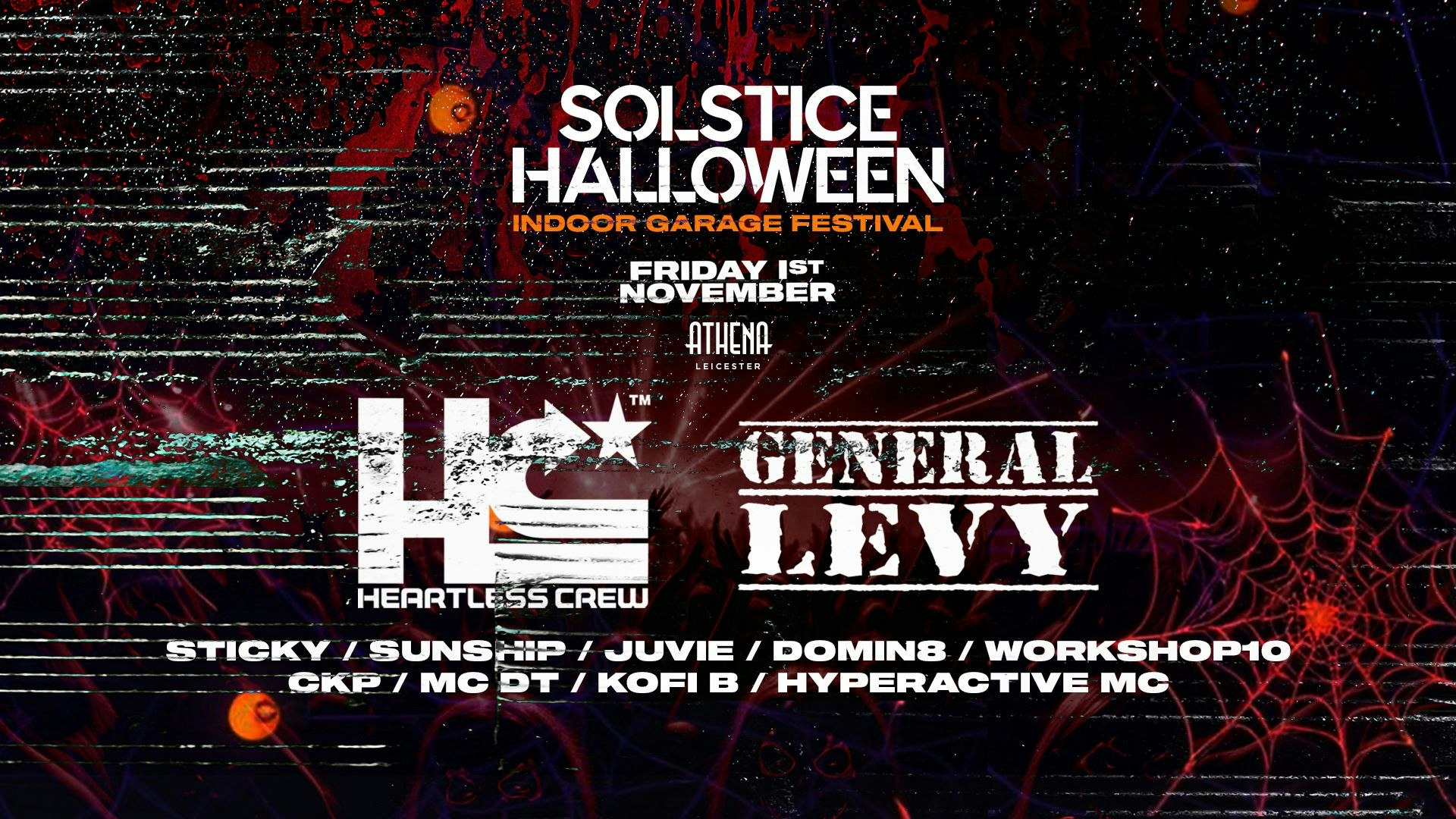 Solstice Halloween – Fri 1st Nov – Athena Leicester