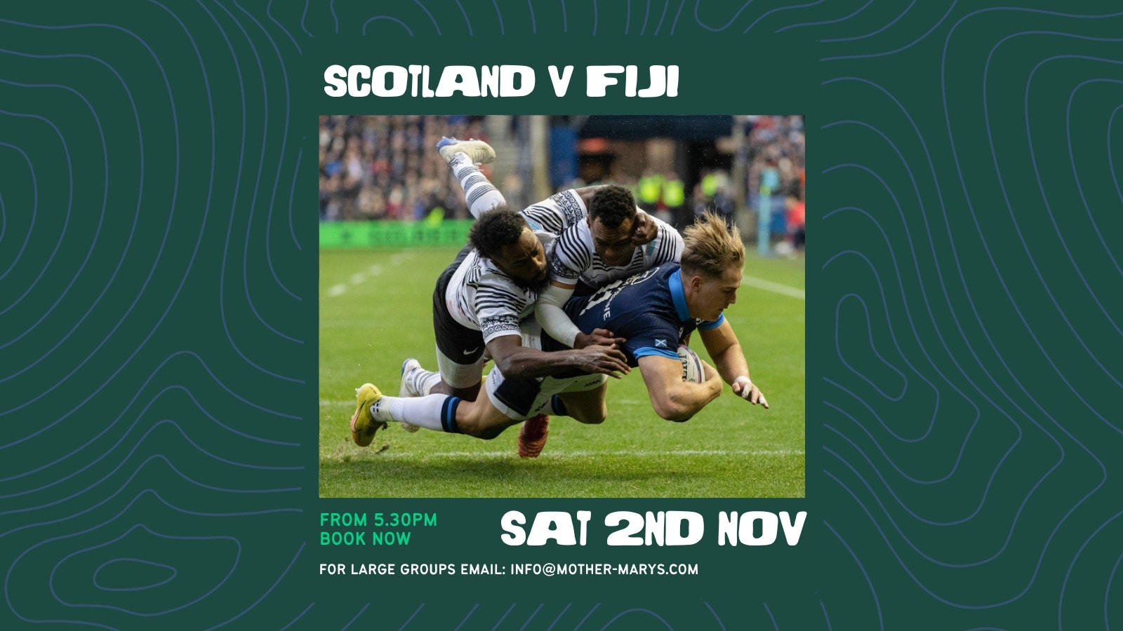 SCOTLAND V FIJI (Int. Rugby)