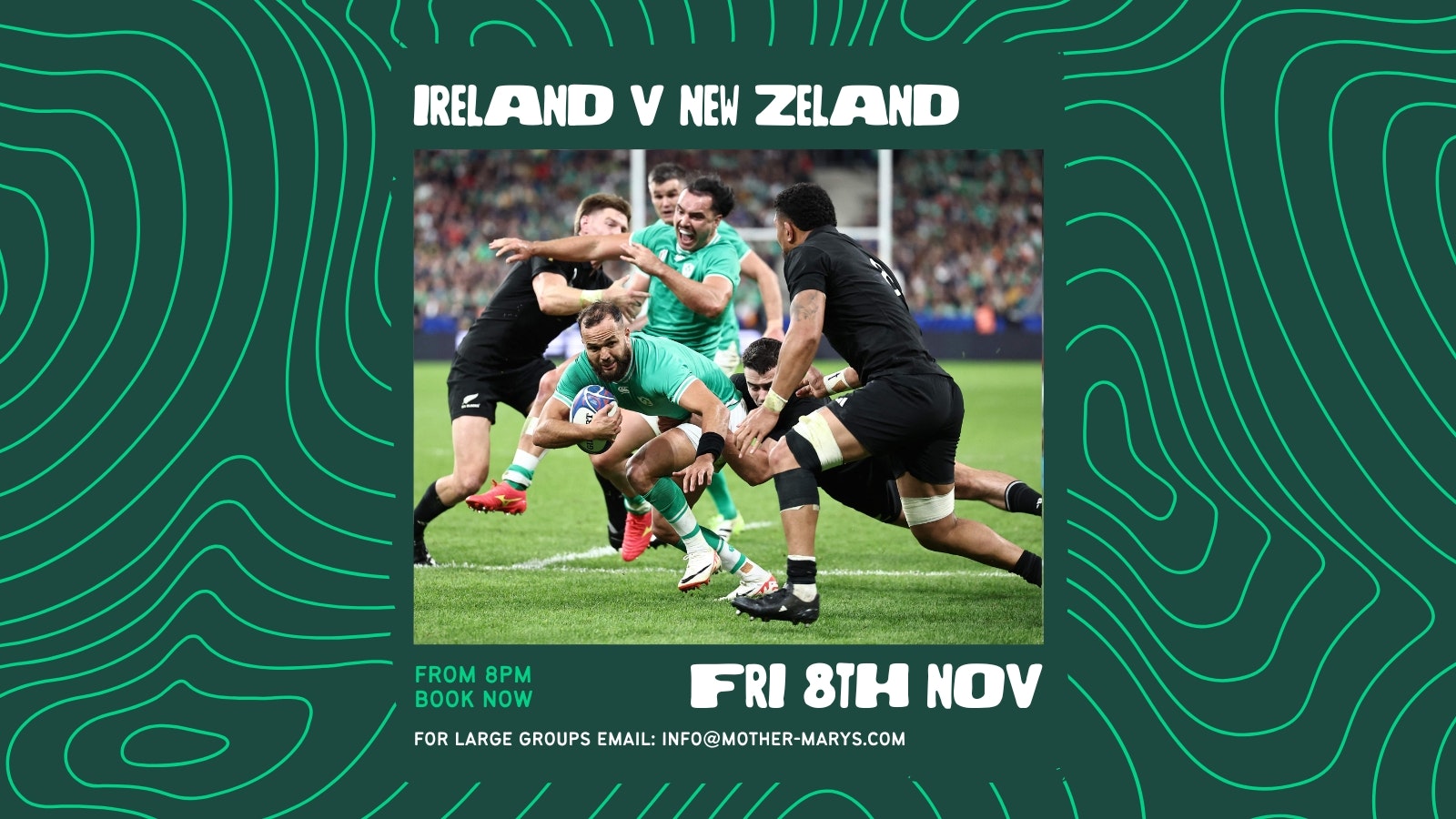 IRELAND V NEW ZEALAND (Int. Rugby)
