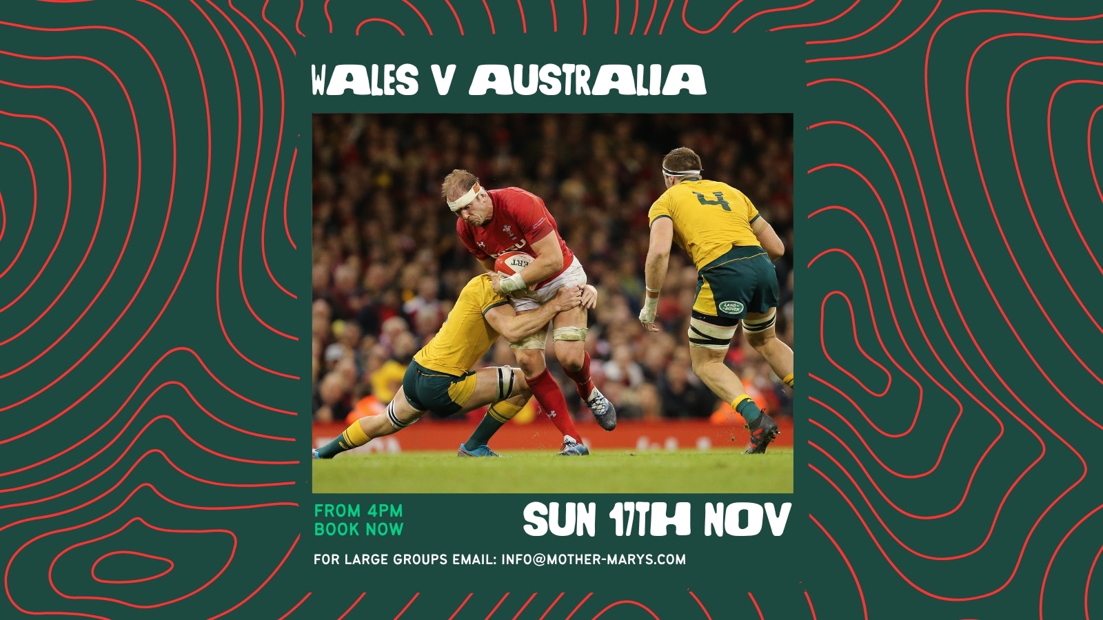 WALES V AUSTRALIA (Int. Rugby)