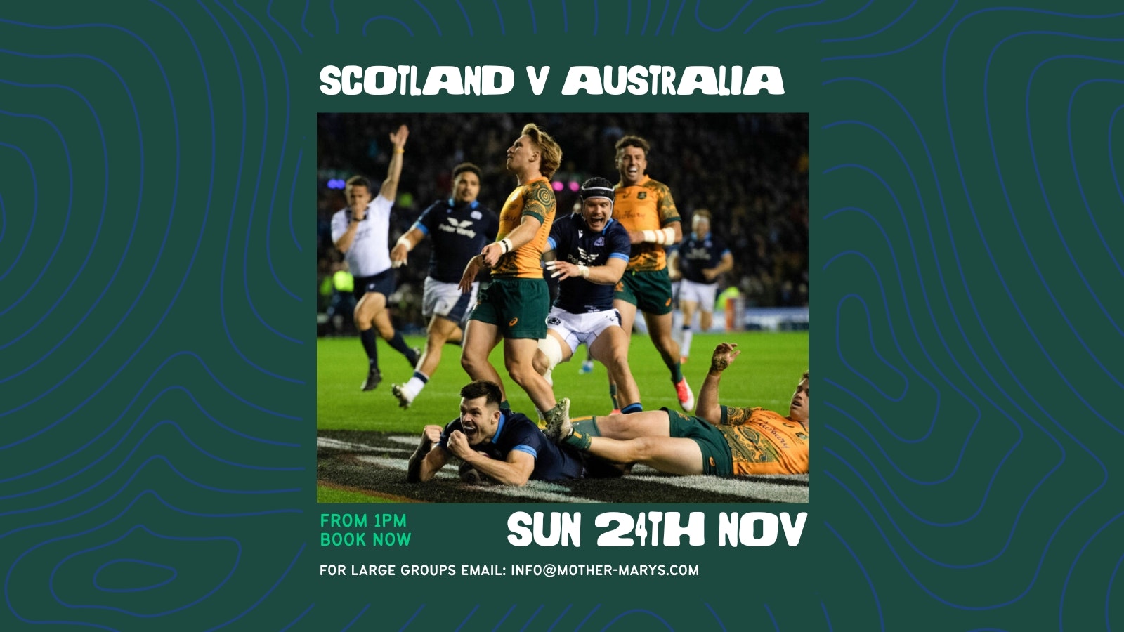 SCOTLAND V AUSTRALIA (int. Rugby)