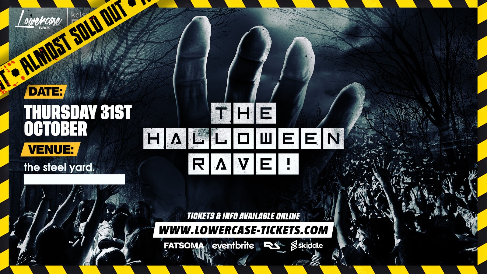 THE HALLOWEEN RAVE @ THE STEEL YARD! LONDON HALLOWEEN 2024