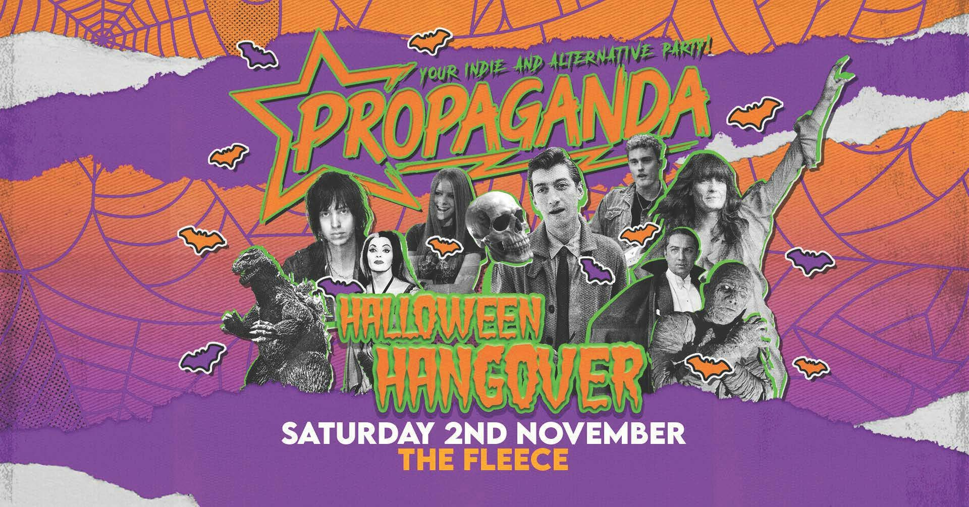 This Saturday! Propaganda Bristol – Halloween Hangover Indie & Alternative Party!