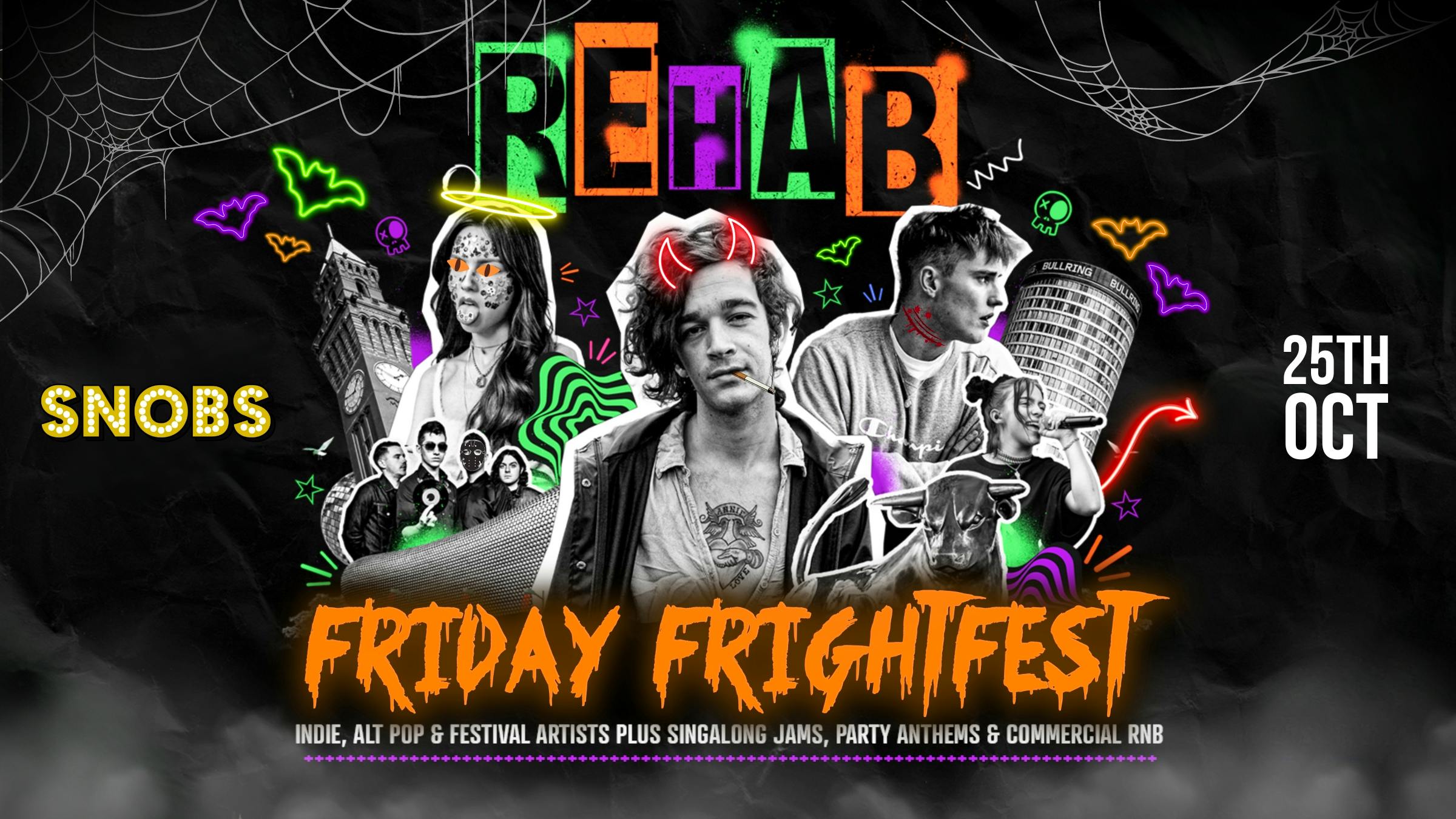 Rehab Friday 🧟HALLOWEEN FRIGHTFEST!🤟[TONIGHT] 25/10