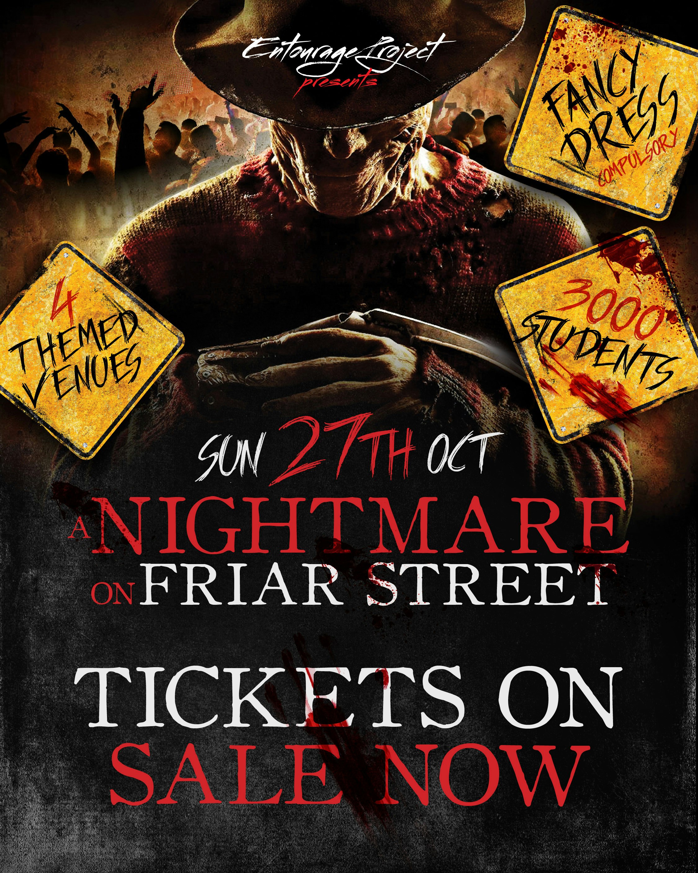 Nightmare On Friar Street – Sunday 27th October 🎃﻿ (LAST 20 TICKETS)