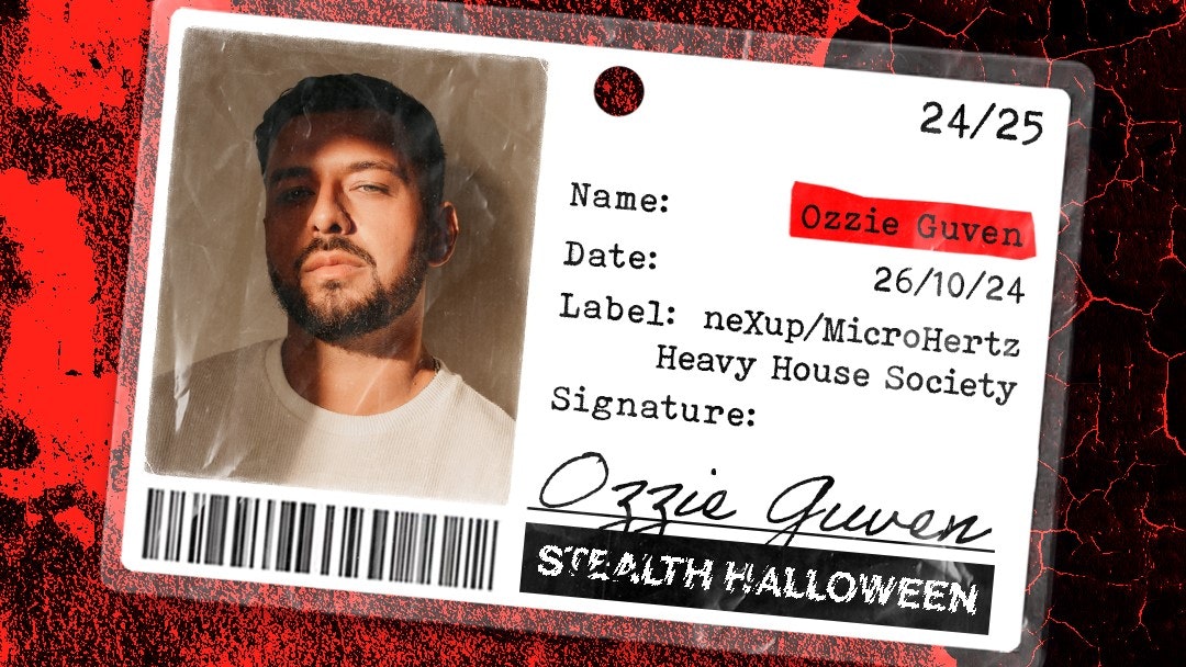 Stealth Halloween with OZZIE GUVEN – plus 4 more rooms of music.