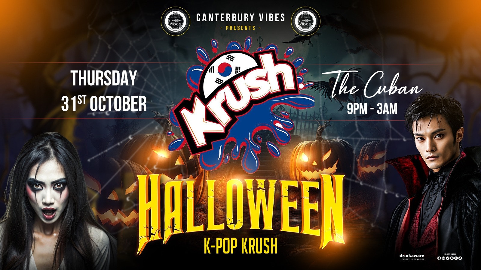 KPOP KRUSH – HALLOWEEN Edition (The Barn @ The Cuban)