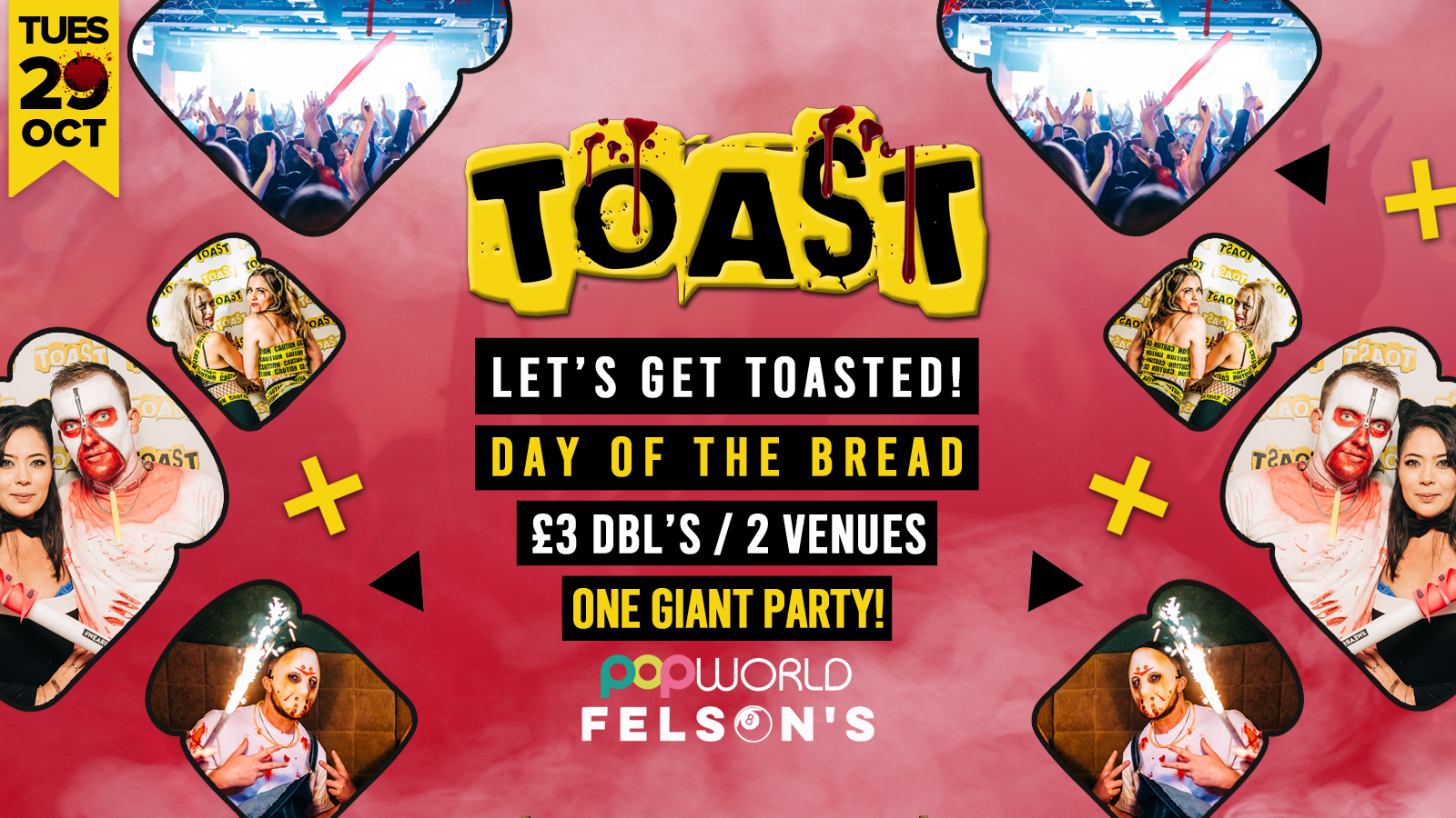 Toast • Day Of The Bread (Zombie Experience Giveaway) • Popworld & Felsons