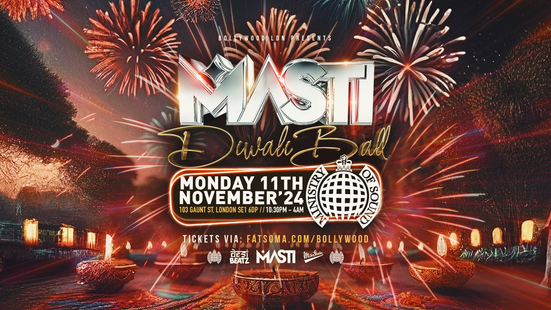 Masti: Diwali Ball 2024 | Live from Ministry of Sound