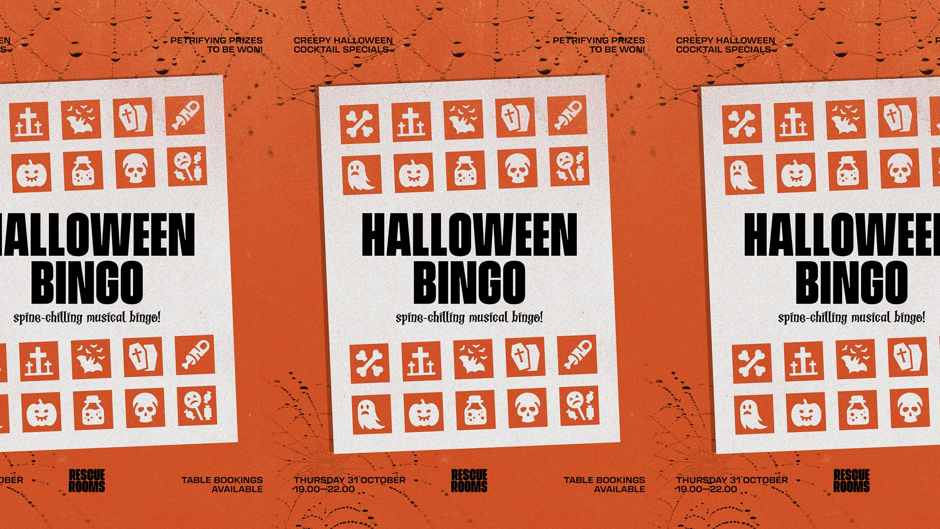 Halloween Bingo 👻 Spine-chilling musical bingo! — Rescue Rooms, Nottingham