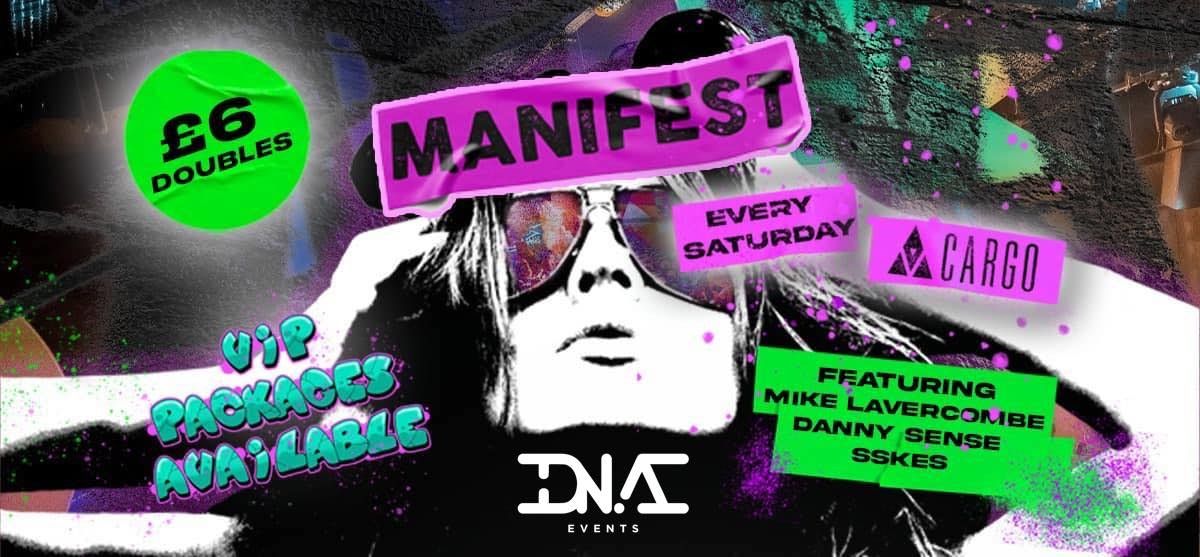 Cargo Saturdays – MANIFEST – Student Ticket & Drink Prices 🍻