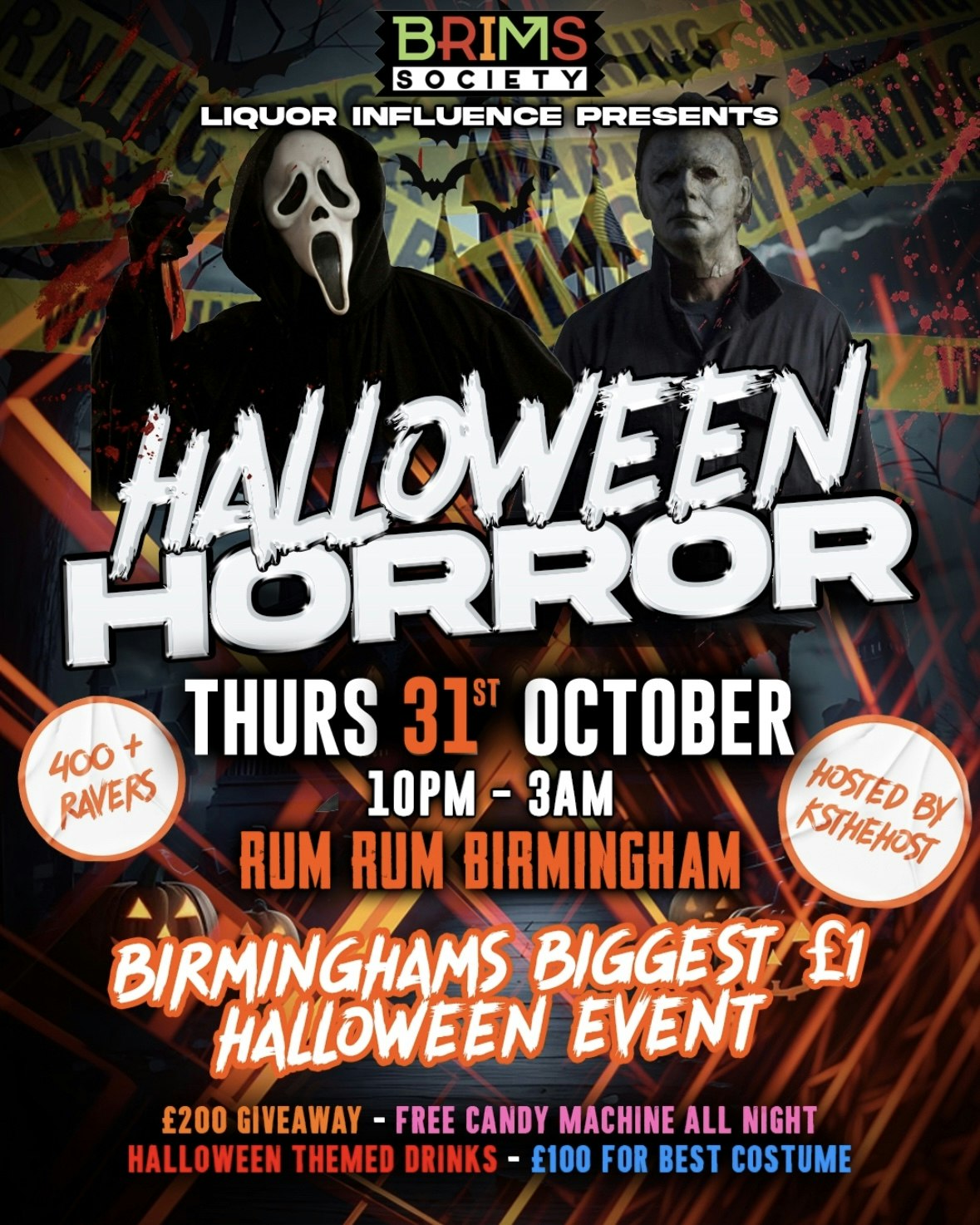 HALLOWEEN HORROR | BIRMINGHAMS BIGGEST £1 HALLOWEEN EVENT🔥😱