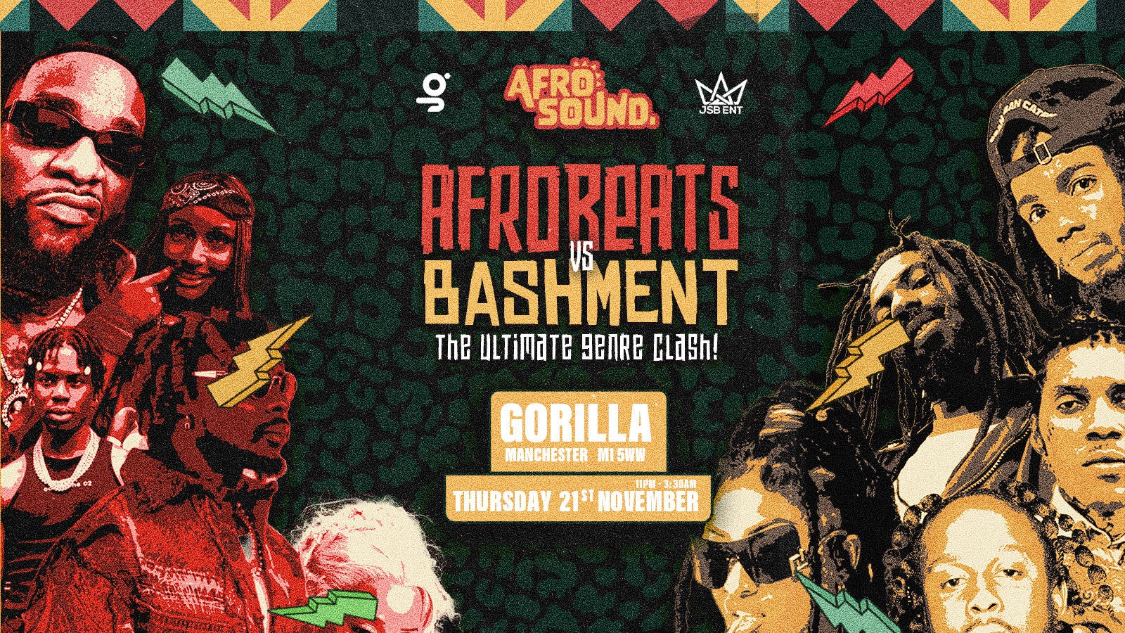 AFROSOUND – AFROBEATS vs BASHMENT