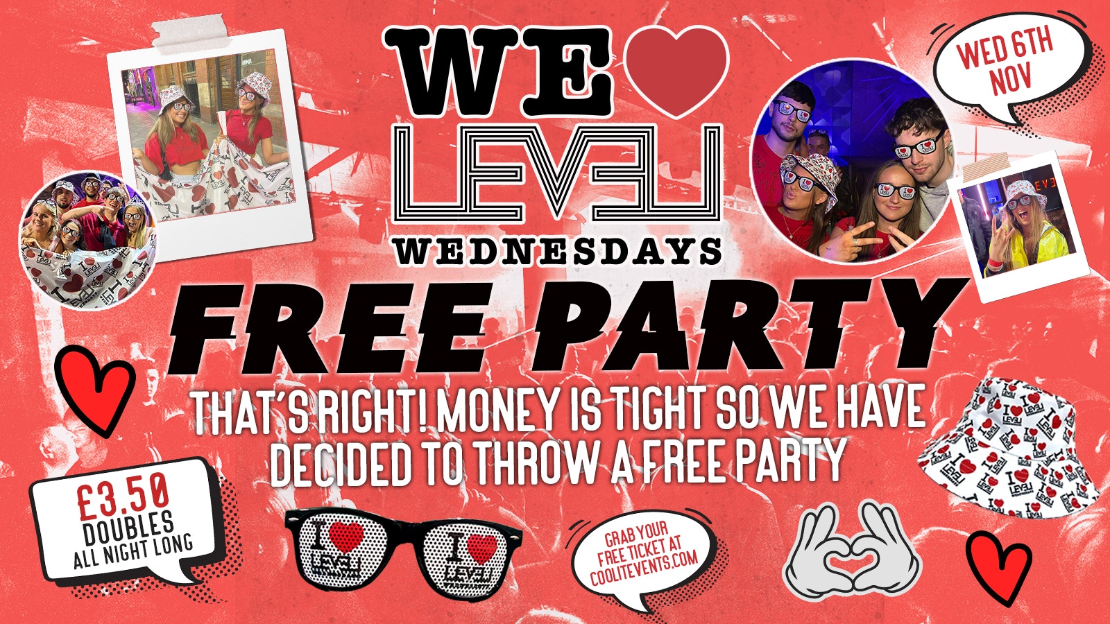 We LOVE ❤️ Wednesdays – FREE PARTY