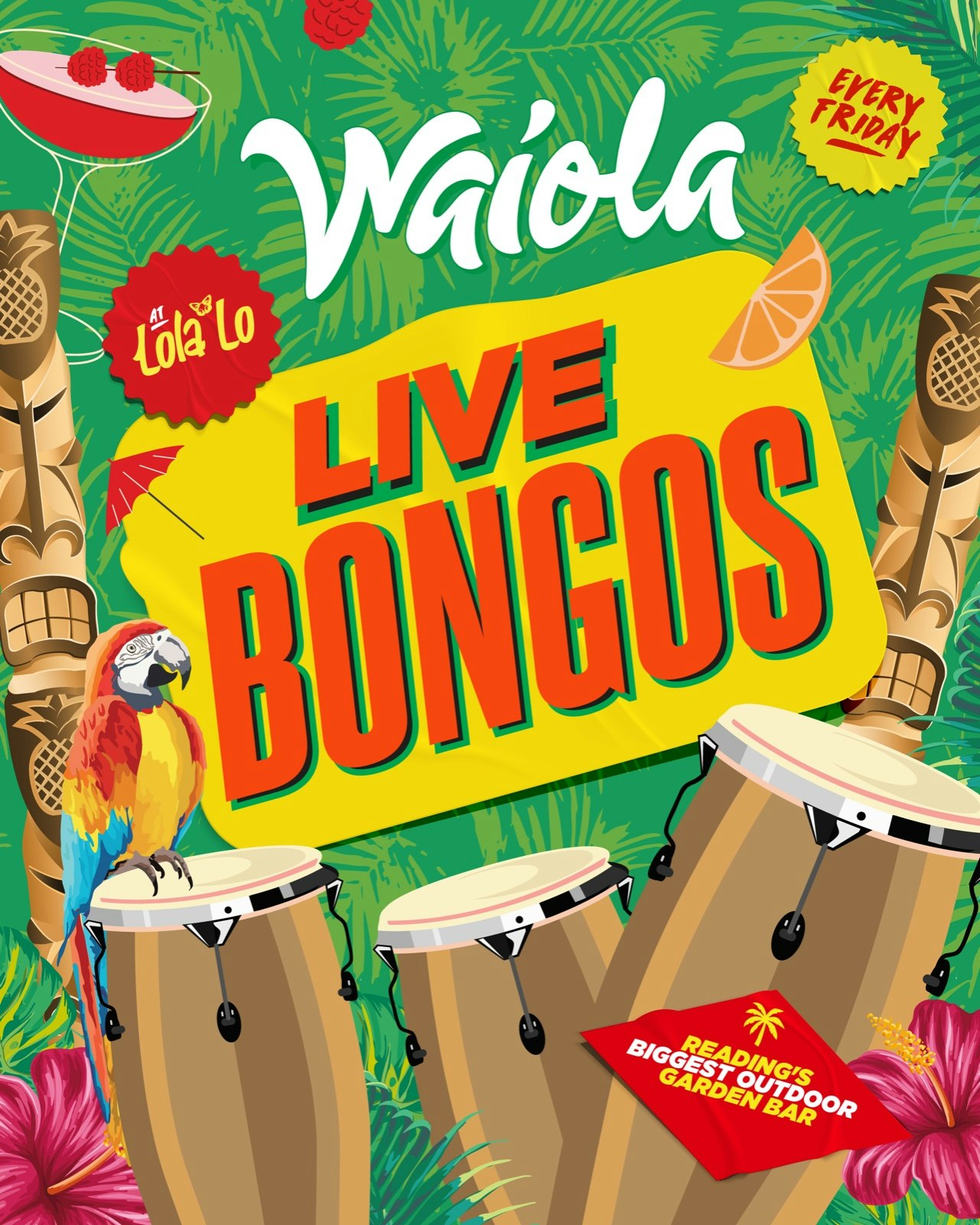 Waiola: Live Bongos 🪘