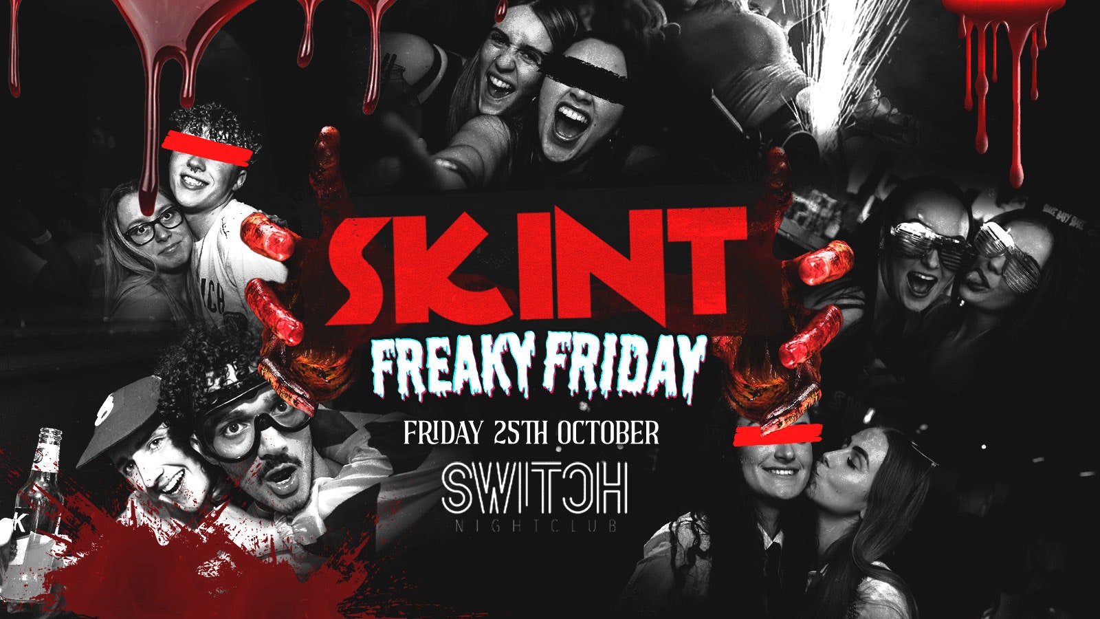 Skint Freaky Friday Halloween Special | £2 Vodka Mixers All Night