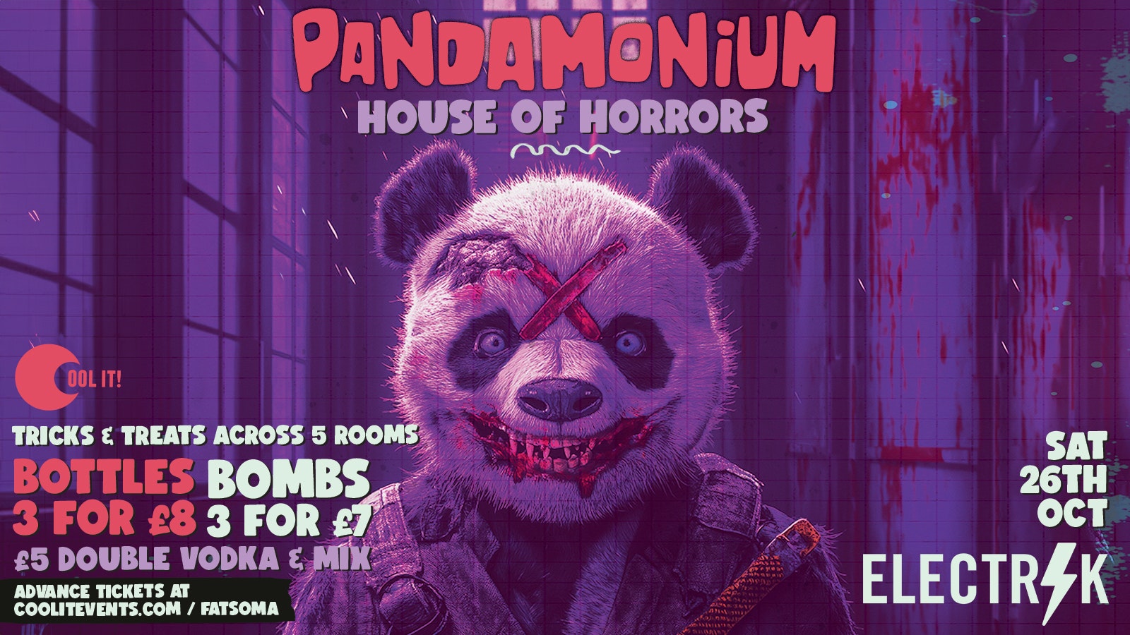 Pandamonium Saturdays – HOUSE OF HORRORS 🎃