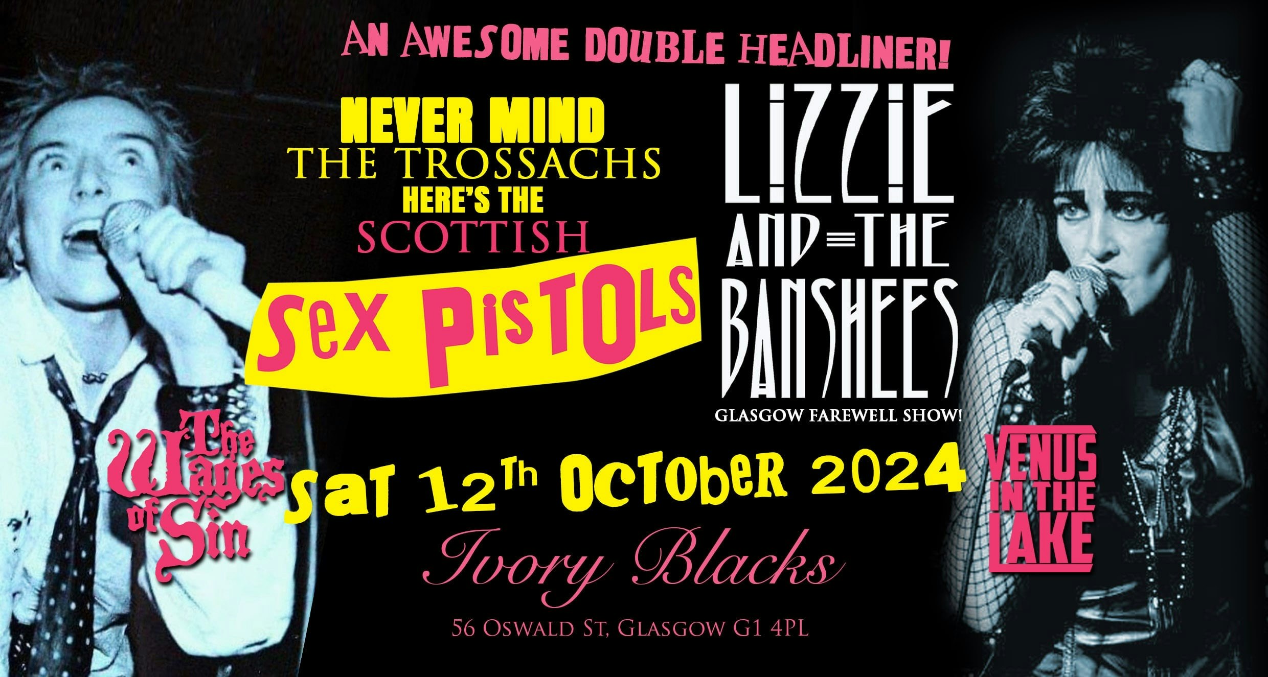 THE SCOTTISH SEX PISTOLS  + LIZZIE & THE BANSHEES