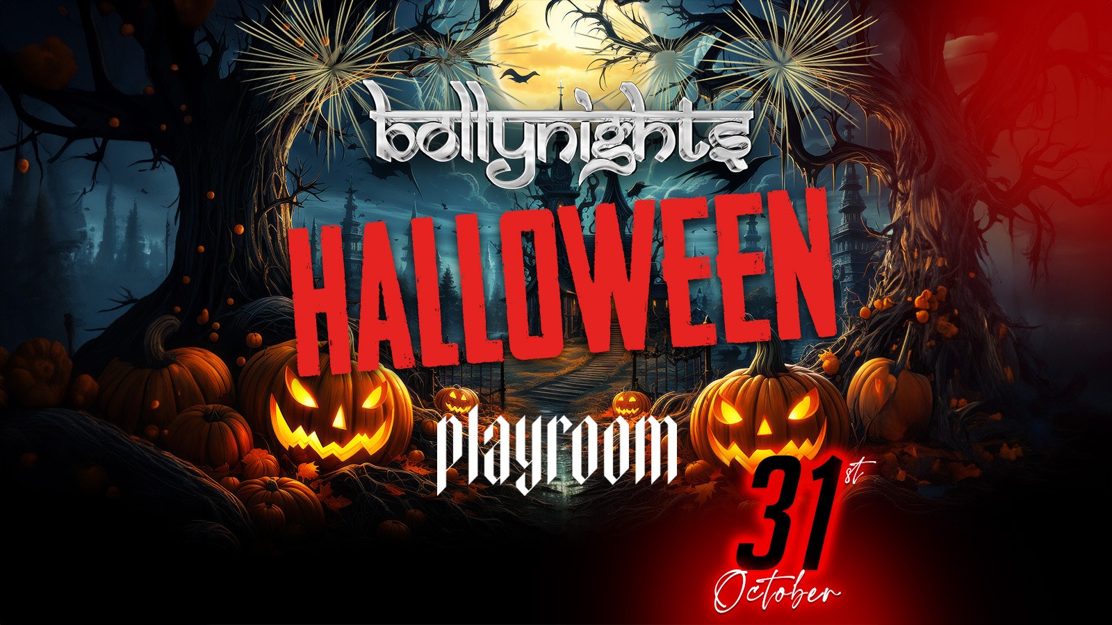 Bollynights Leeds – Halloween Party 🎃 | Thursday 31st October | Playroom