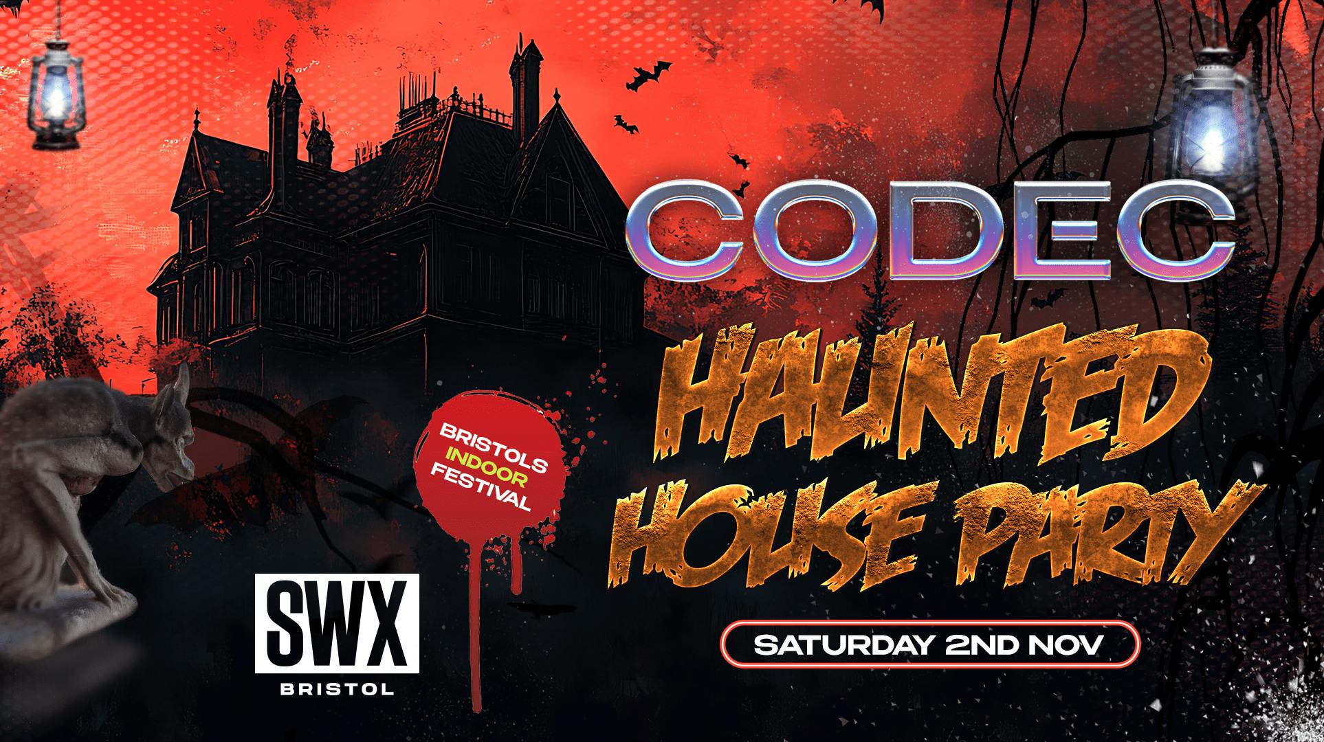 CODEC Haunted House Party – Saturday 2nd November