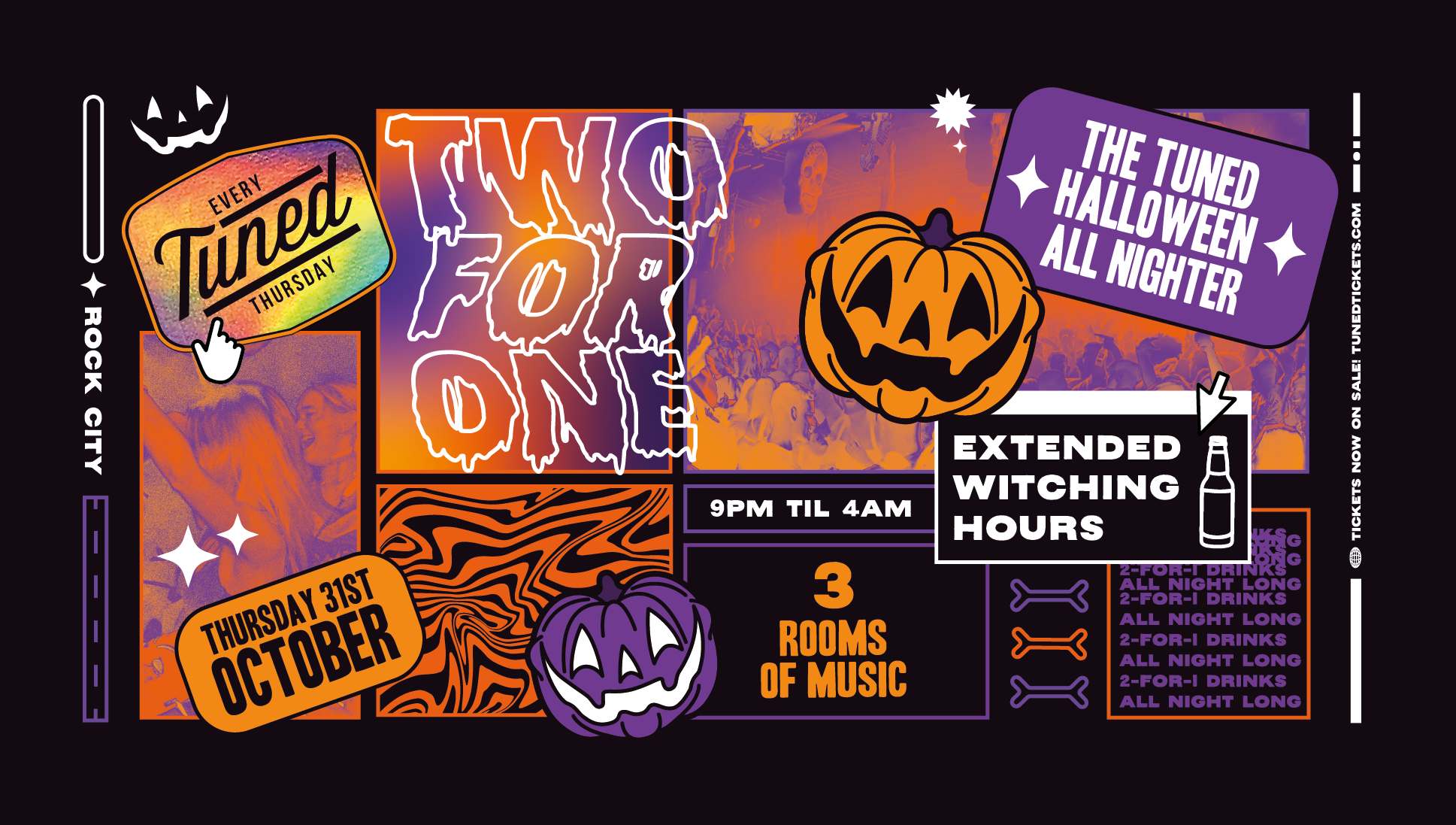 Tuned – The TUNED Halloween All-Nighter – Nottingham’s Biggest Student Night – 2-4-1 Drinks All Night Long – (inc Silent Disco In Beta Room) 31/10/24