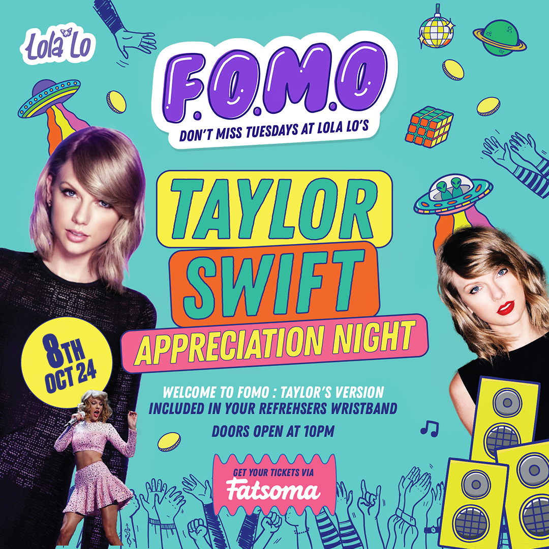 F.O.M.O – Taylor Swift Appreciation Night 🩷🎧