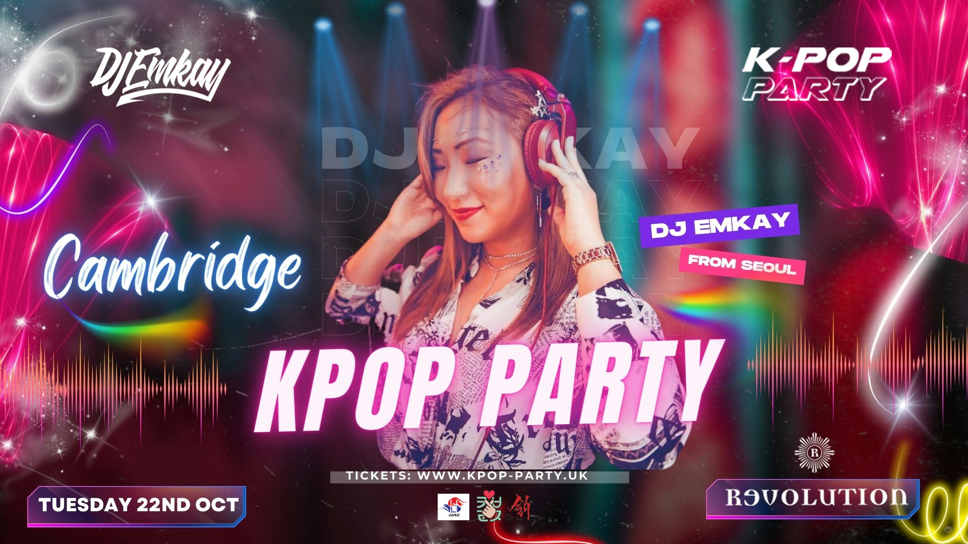 Cambridge K-Pop Party with DJ EMKAY | Tuesday 22nd October