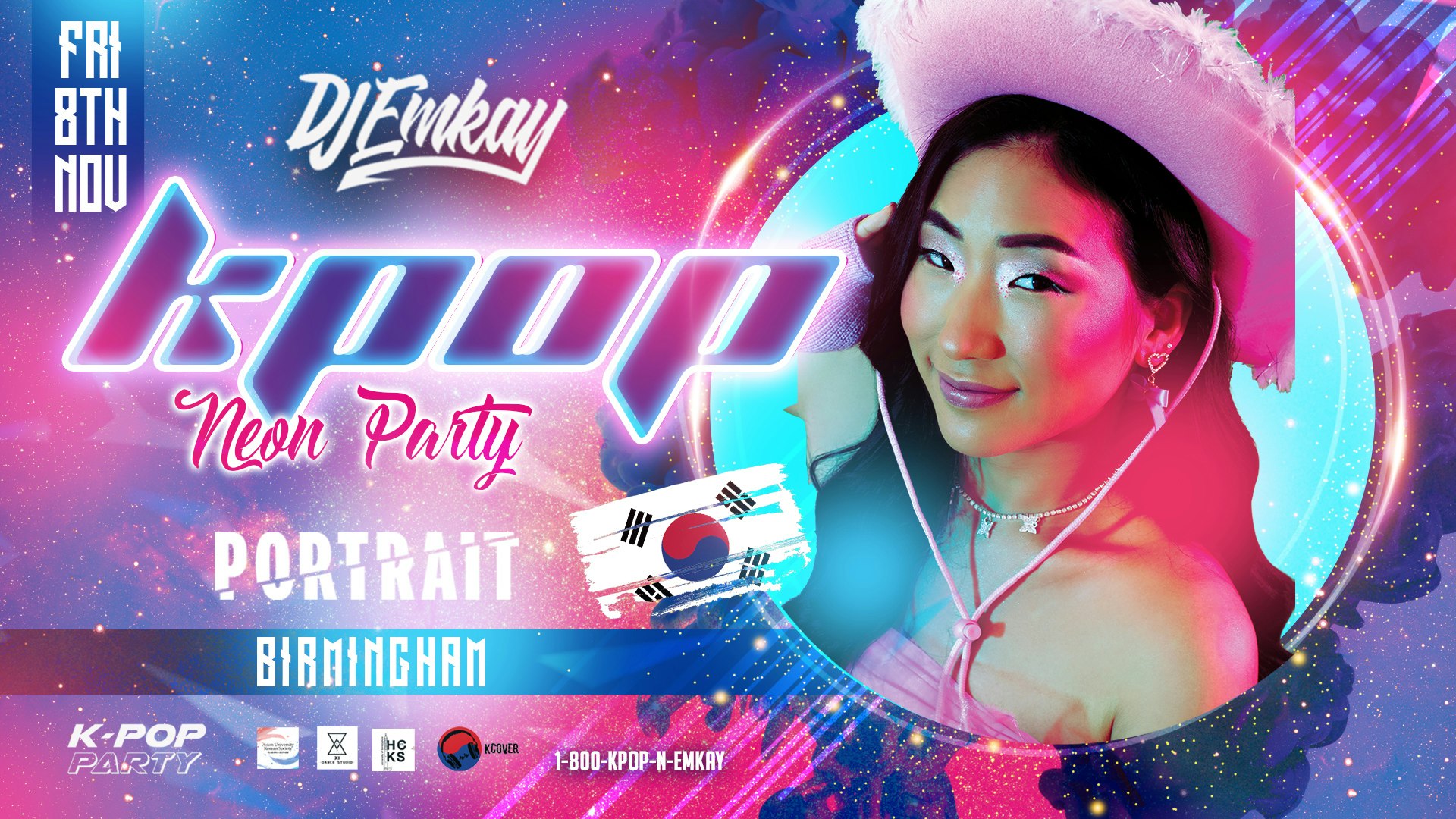 Birmingham KPOP NEON PARTY with DJ EMKAY | Friday 8th November