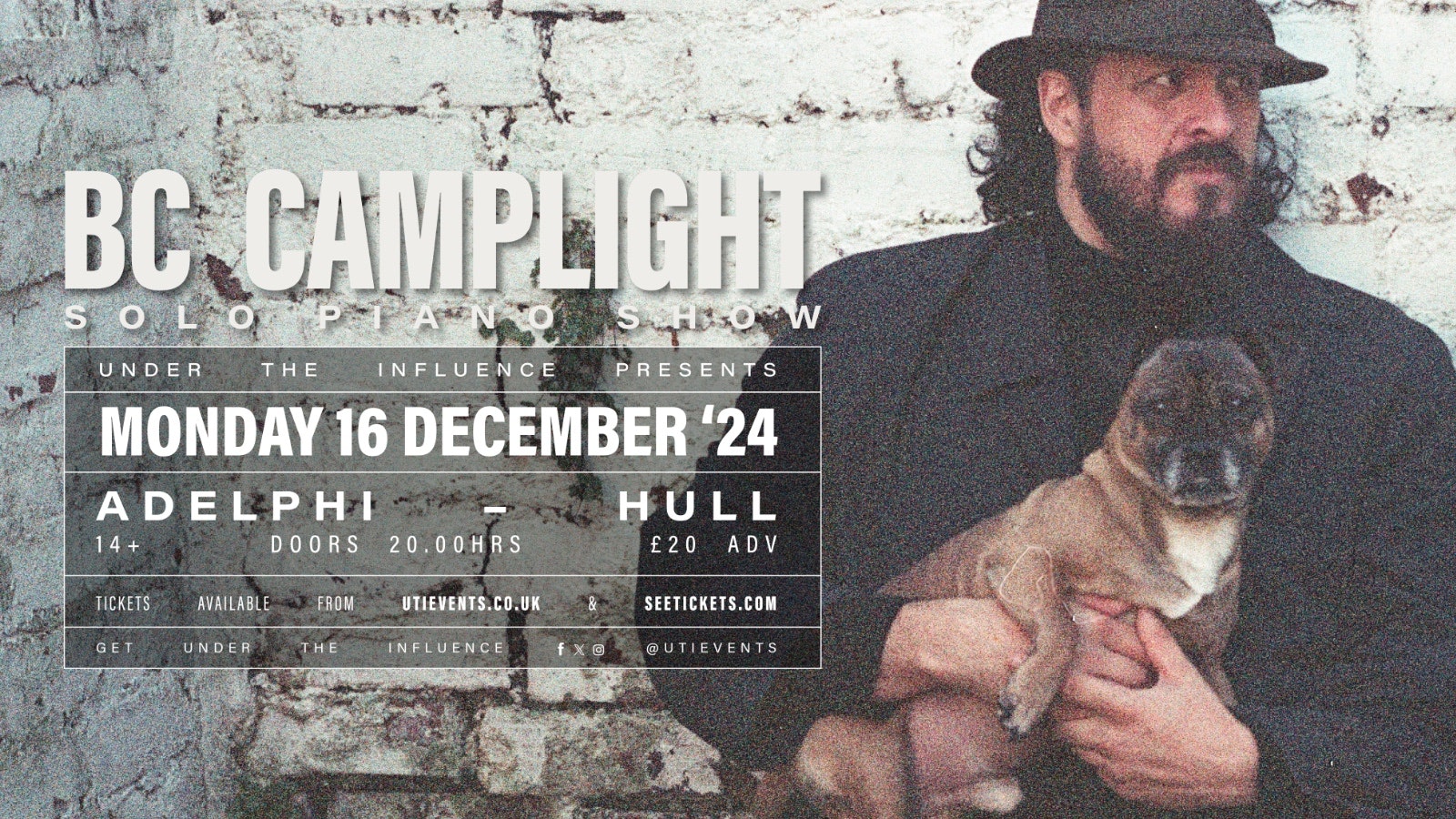 BC Camplight (solo piano show) | Hull
