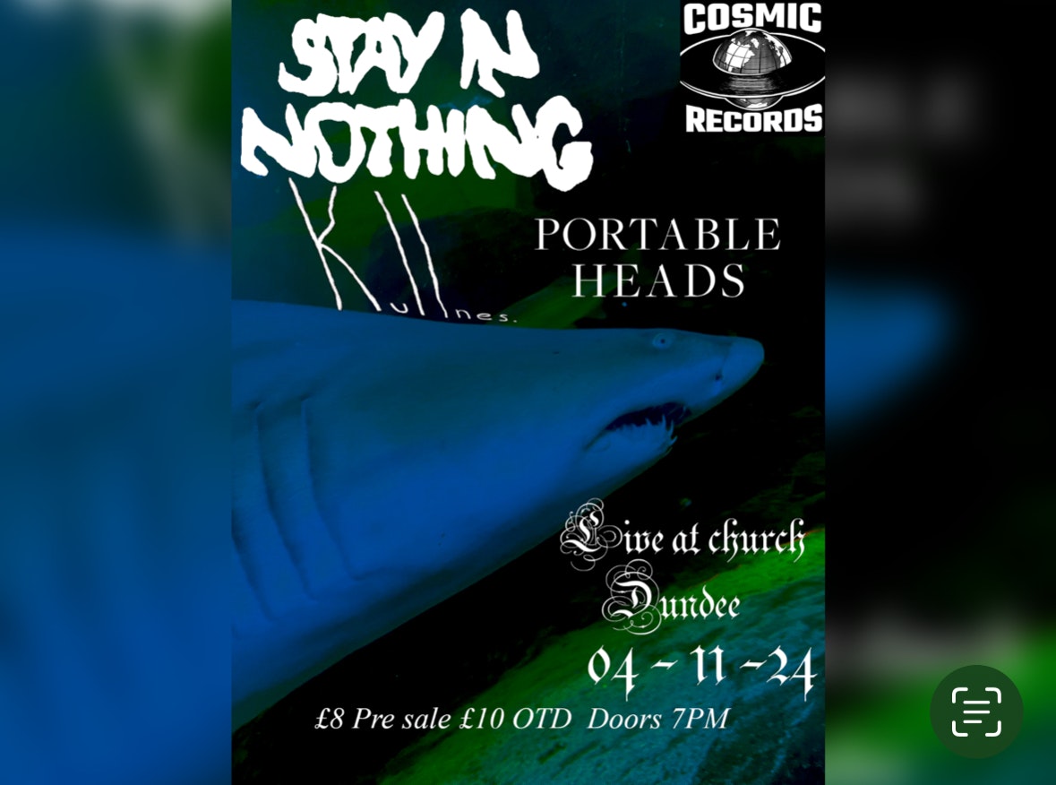 COS REC PRESENTS: Stay in Nothing, Kullnes & Portable Heads Live