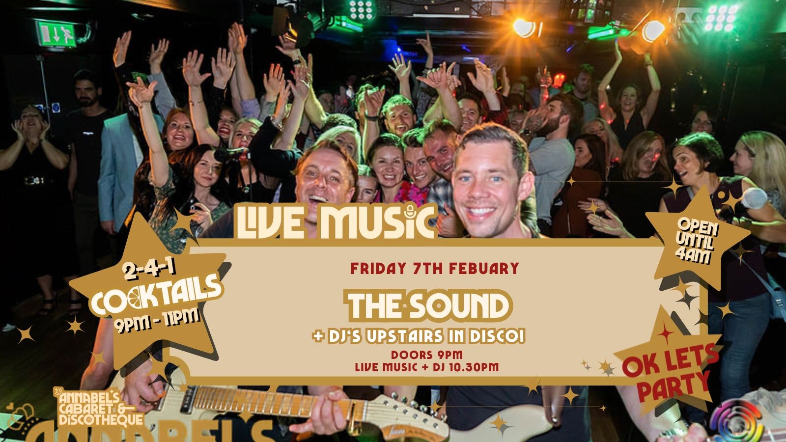 Live Music: THE SOUND // Annabel’s Cabaret & Discotheque