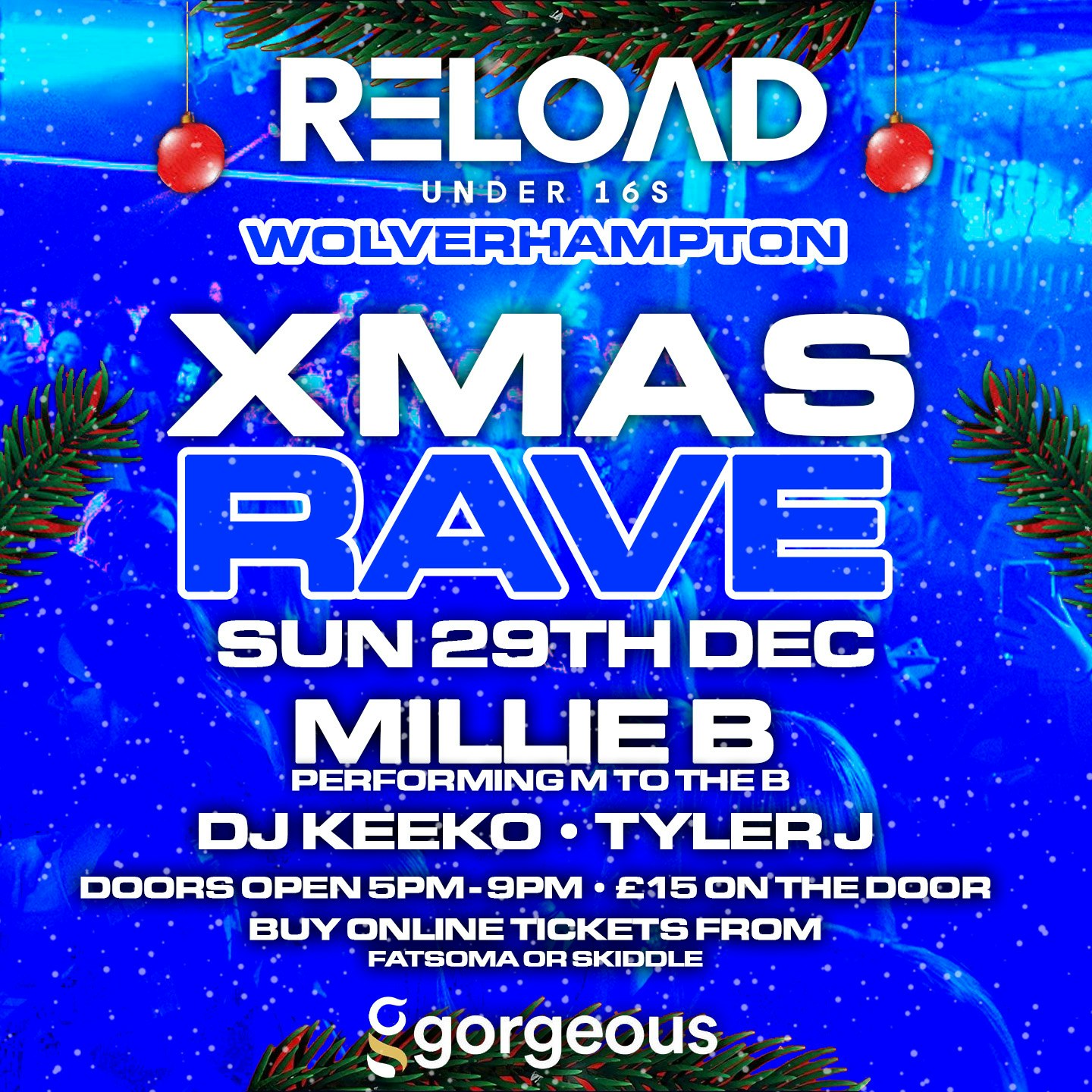 Reload Under 16s Wolverhampton – Christmas Rave