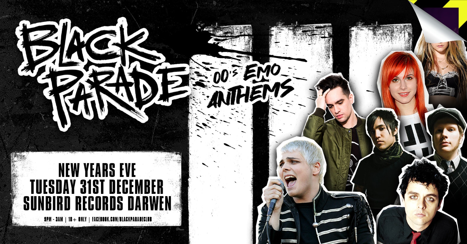 New Years Emo – The Alternative New Years Eve Party with Black Parade // 31st December 2024