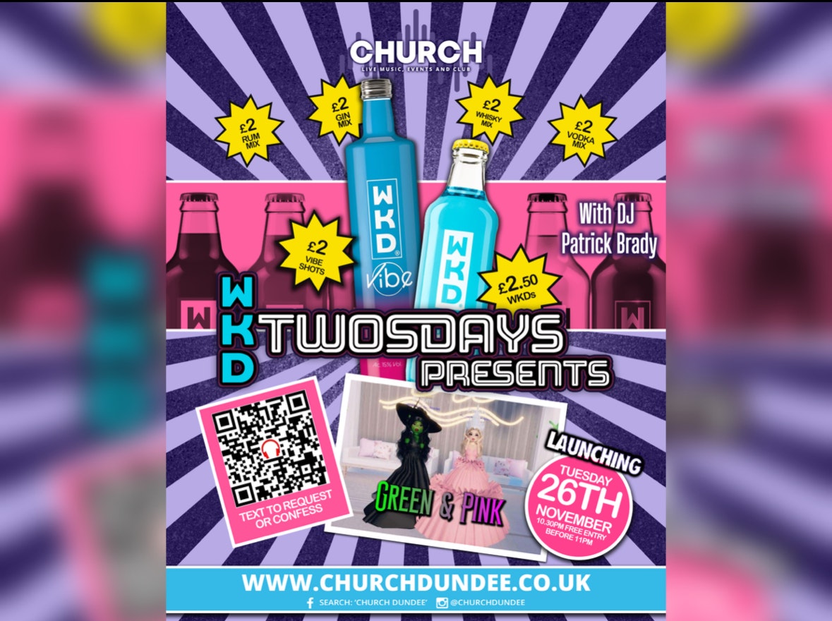 WKD TWOSDAYS Presents! Green & Pink Club
