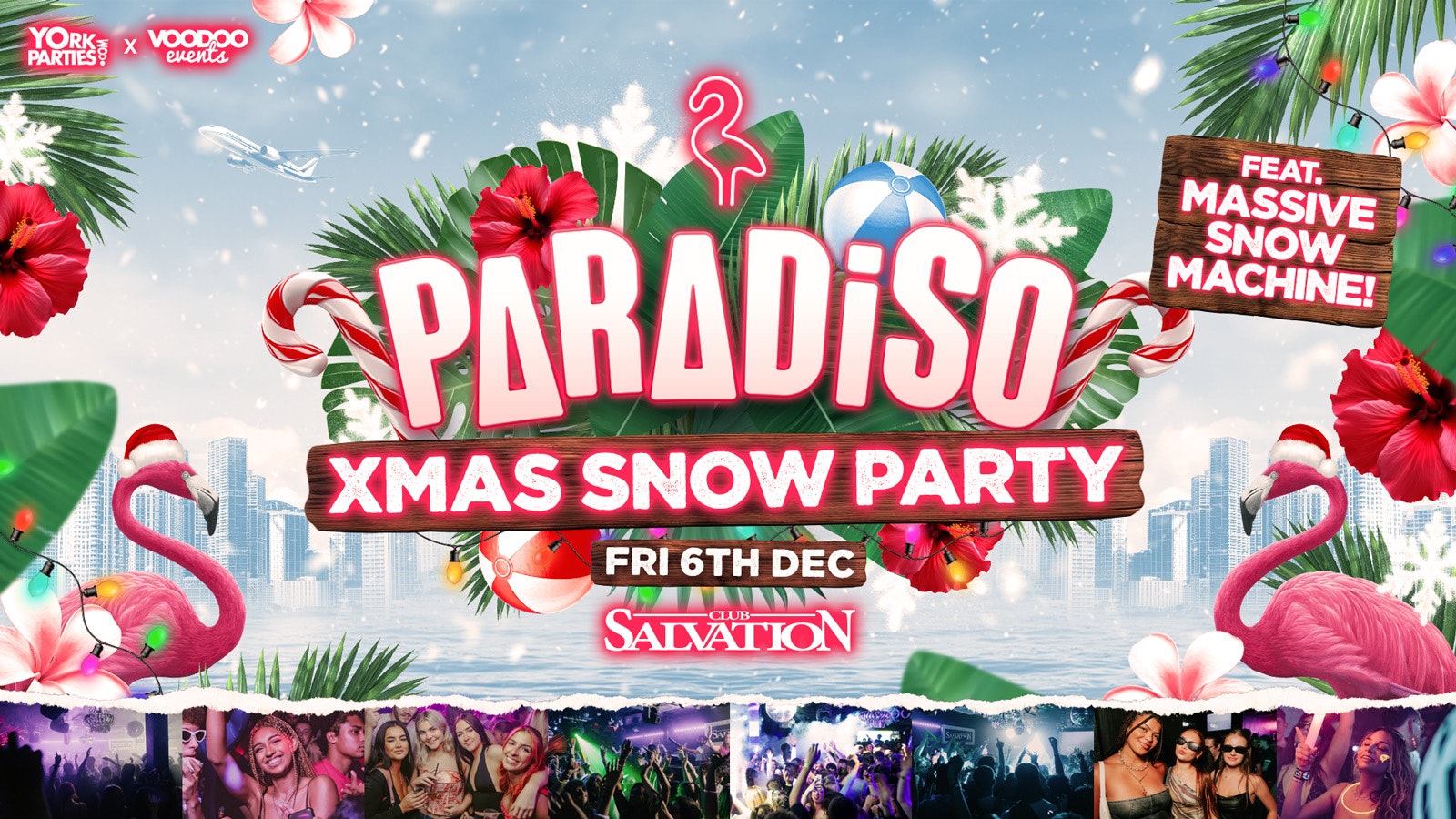 PARADISO FRIDAYS – XMAS SNOW MACHINE PARTY