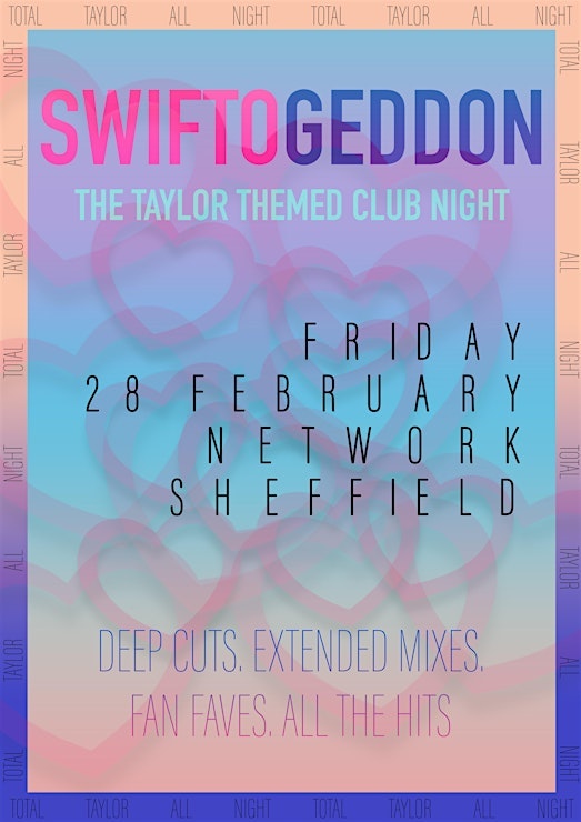 Swiftogeddon – The Taylor Themed Club Night