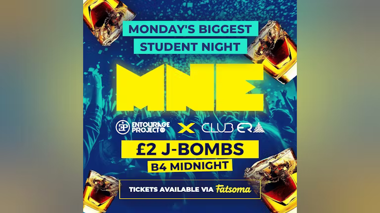 MNE – £2 JAGERBOMBS BOOTHS