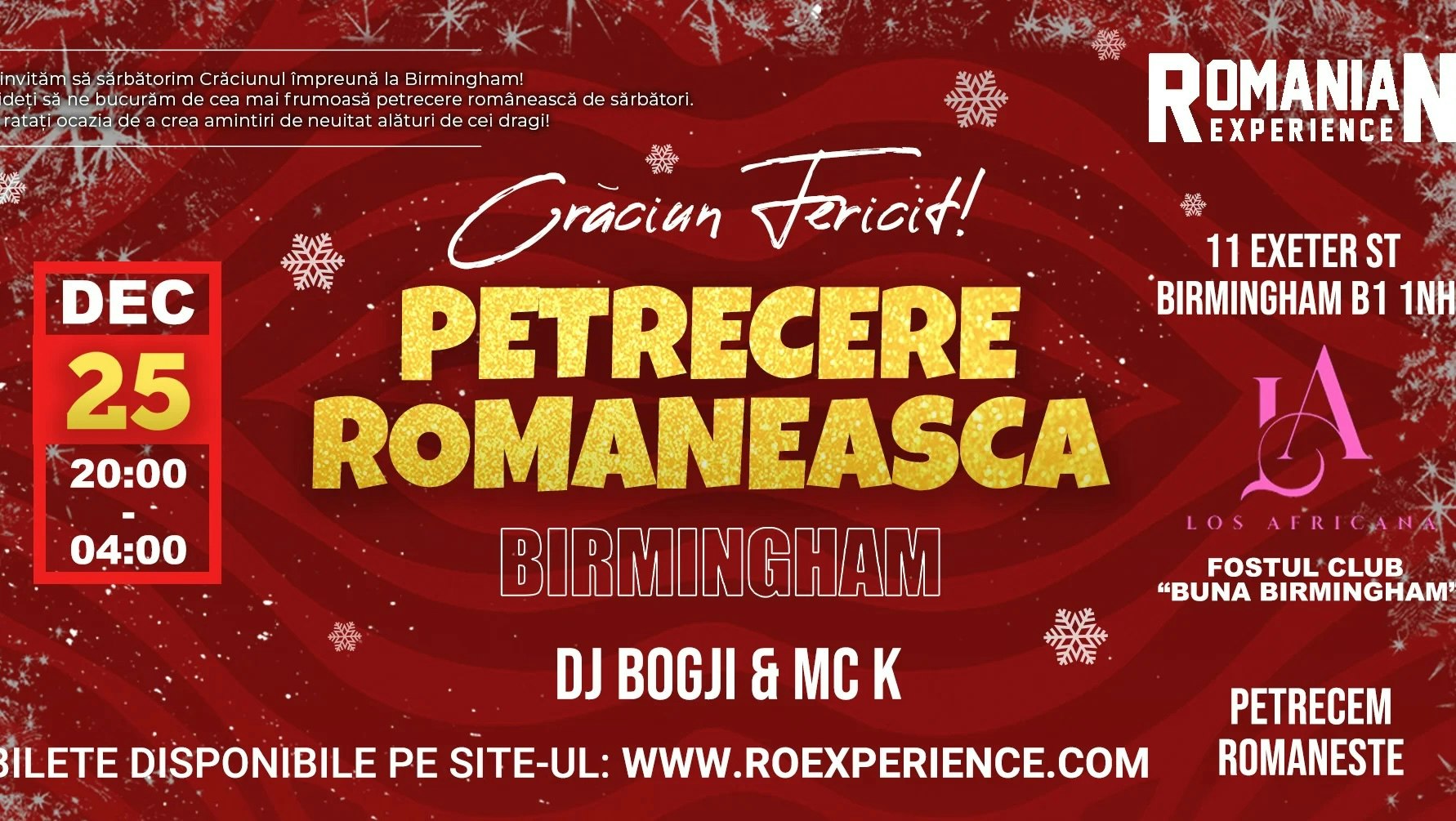 🎅 CHRISTMAS Party 🎅 – 25 Dec Seara De Craciun ne Distram Romaneste in Birmingham ( BUNA)😱🔥