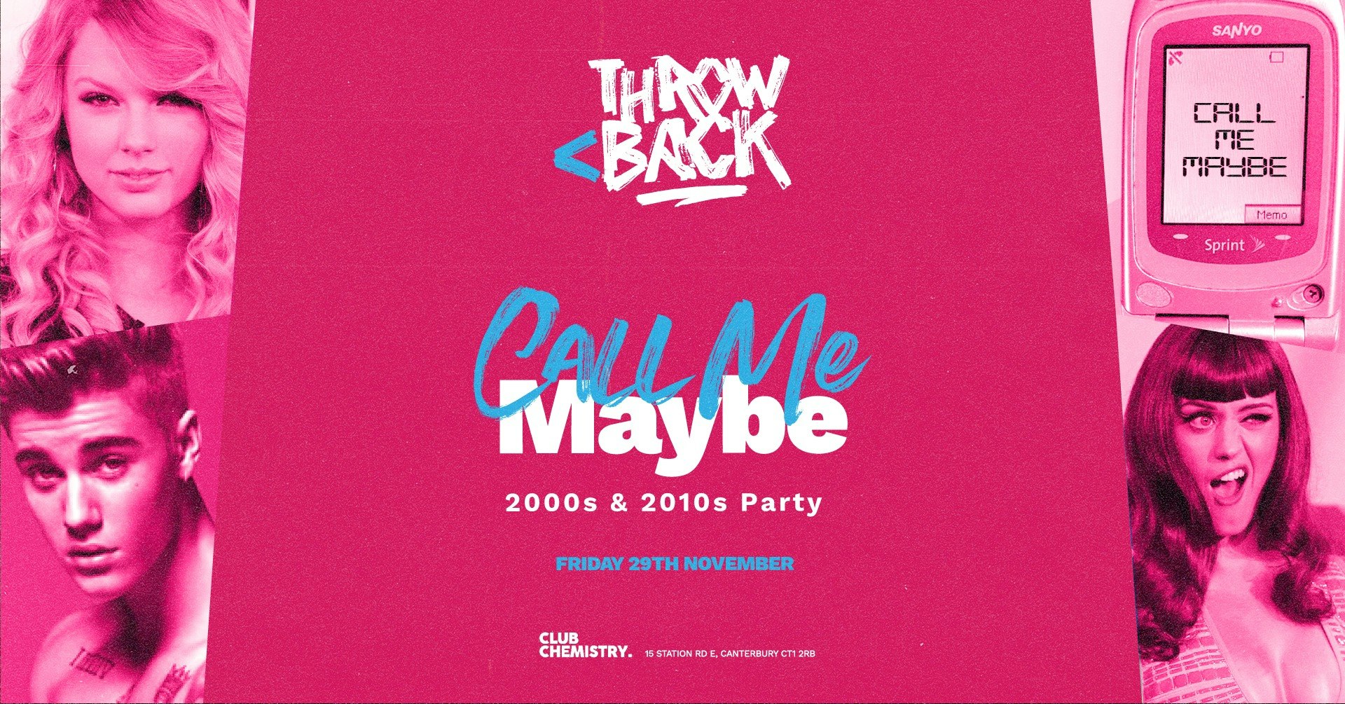 CALL ME MAYBE (2000s & 2010s party) *3 £4 TICKETS LEFT*