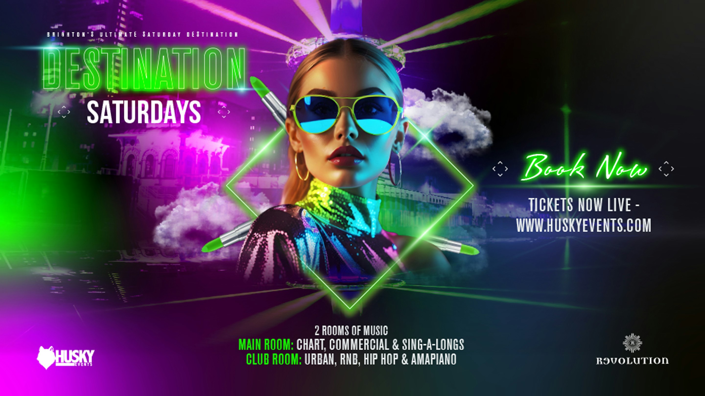 Destination Saturdays x Revolution Brighton | Open until 4am! ➤ 16.11.2024