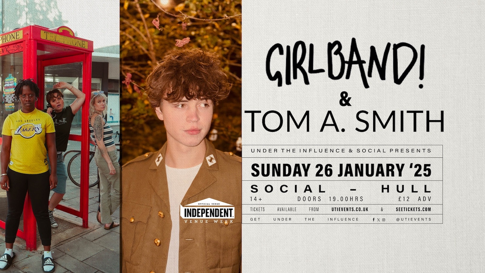 GIRLBAND! & TOM A SMITH | HULL