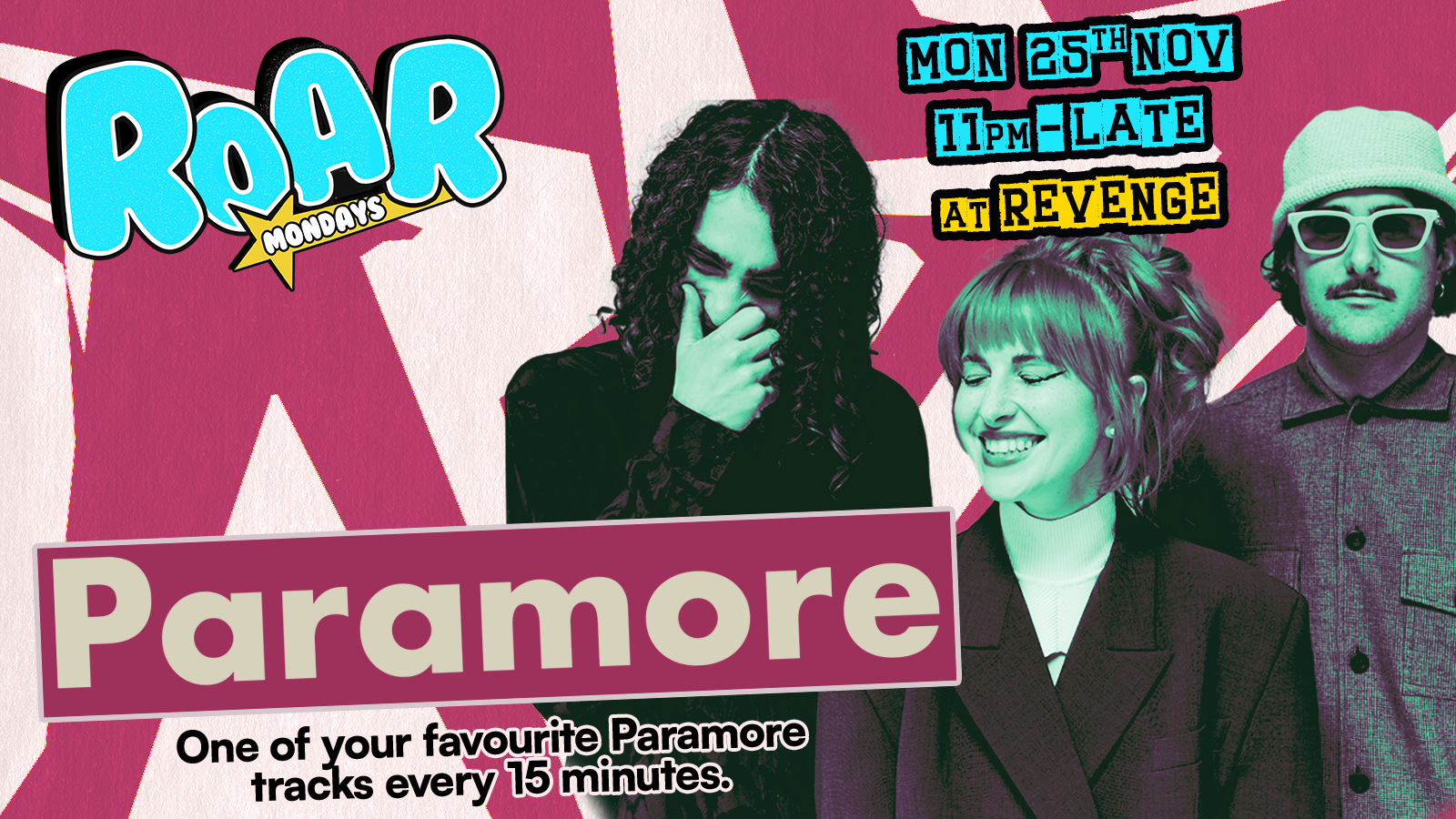 ROAR Mondays: Paramore @ Revenge