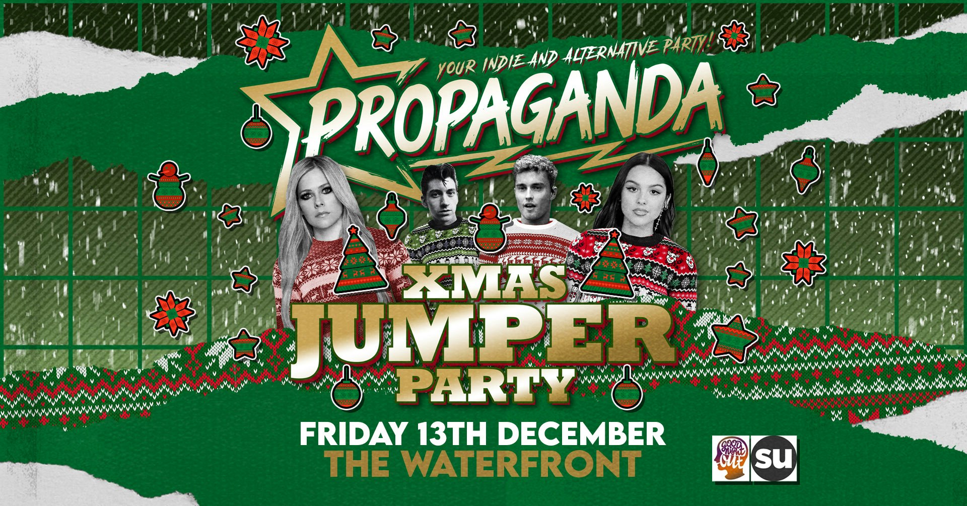 Propaganda Norwich -Xmas Jumper Party! The Waterfront!