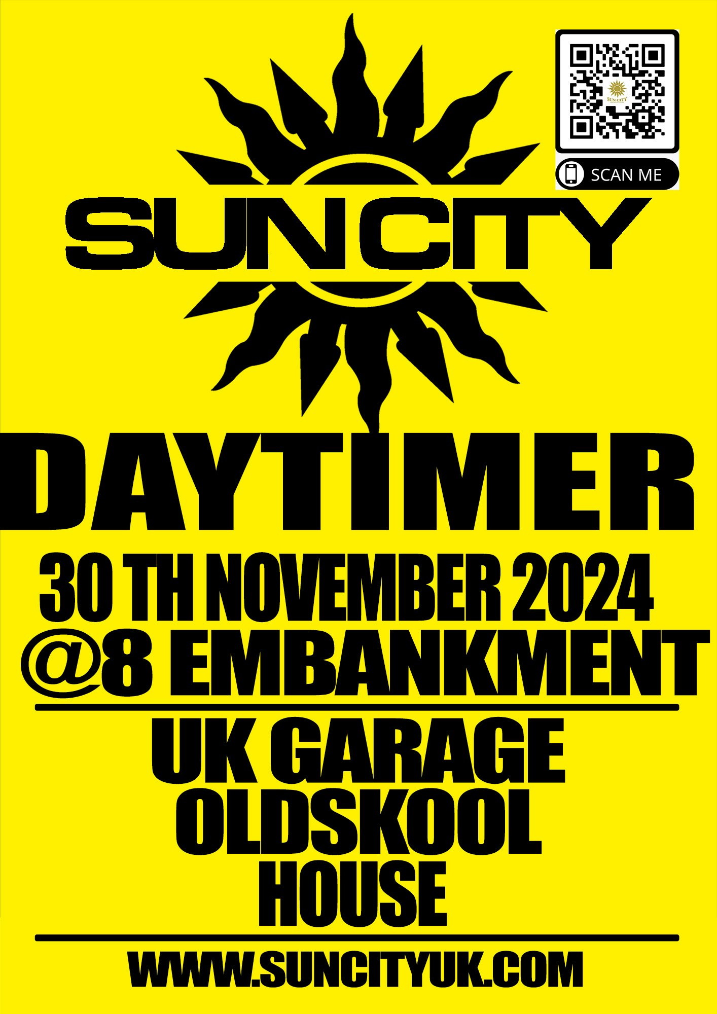 LAST 30 TICKETS – SUN CITY DAYTIMER | 30 YEARS OF UK GARAGE