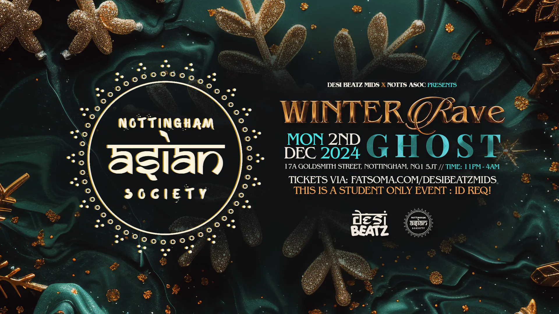 TONIGHT ! Desi Beatz Nottingham : PRESENTS: WINTER RAVE at Ghost ...